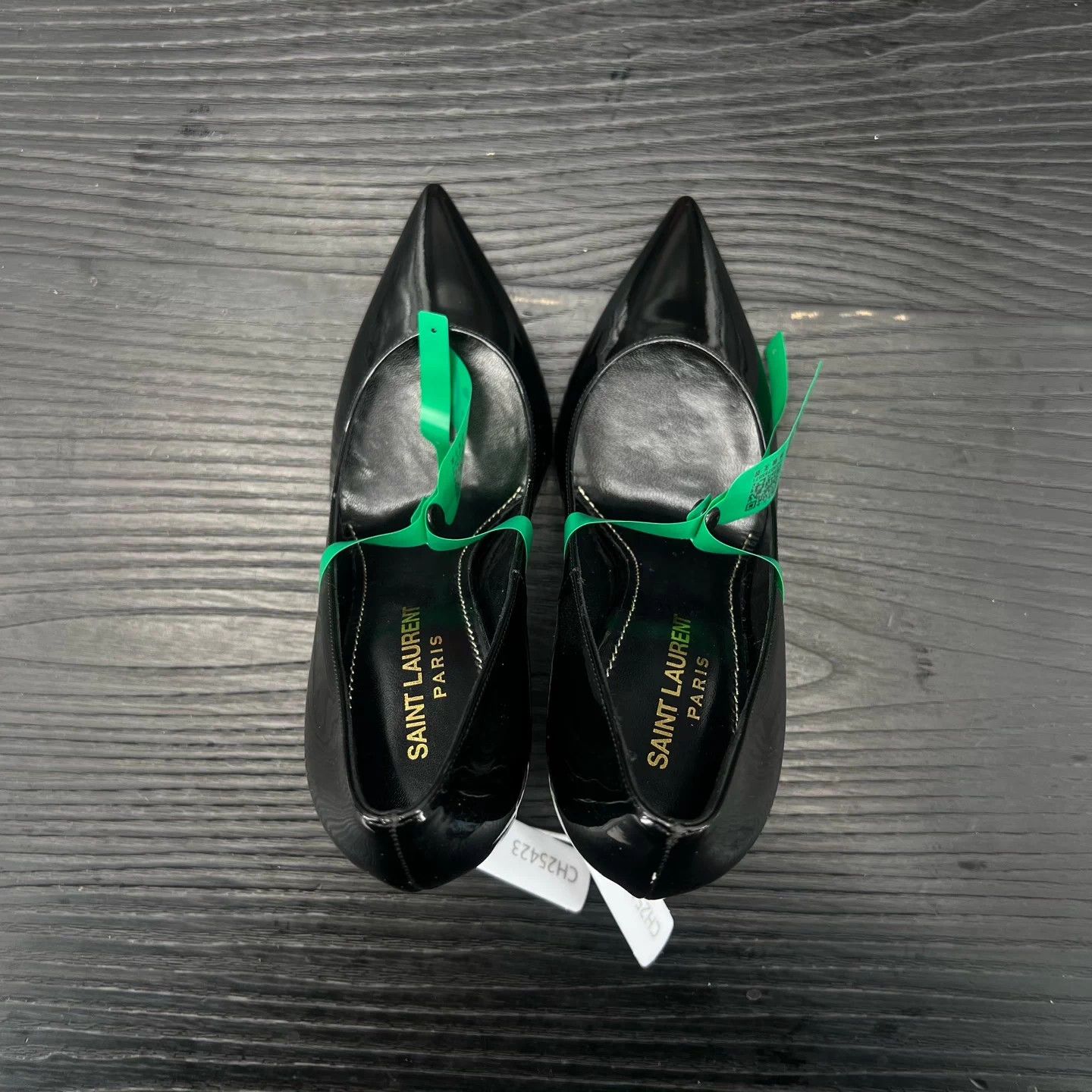 Saint Laurent Paris YSL Opyum Patent Black Heels 36 EUR Tried Size US 5 / IT 35 - 8 Thumbnail