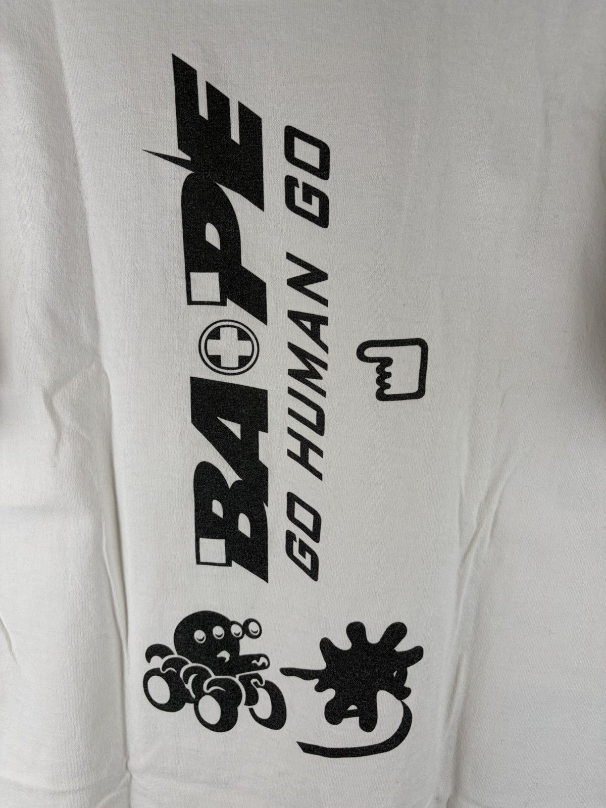 Bape Bape Go Human Go Print Tee Size US M / EU 48-50 / 2 - 2 Thumbnail