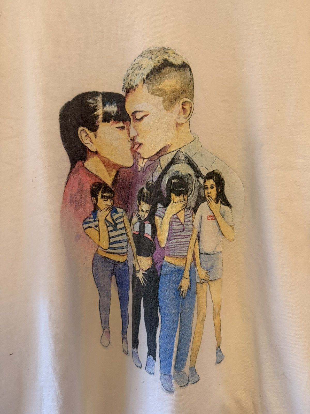 Supreme Supreme Supreme Kissing Tee Size US L / EU 52-54 / 3 - 2 Thumbnail