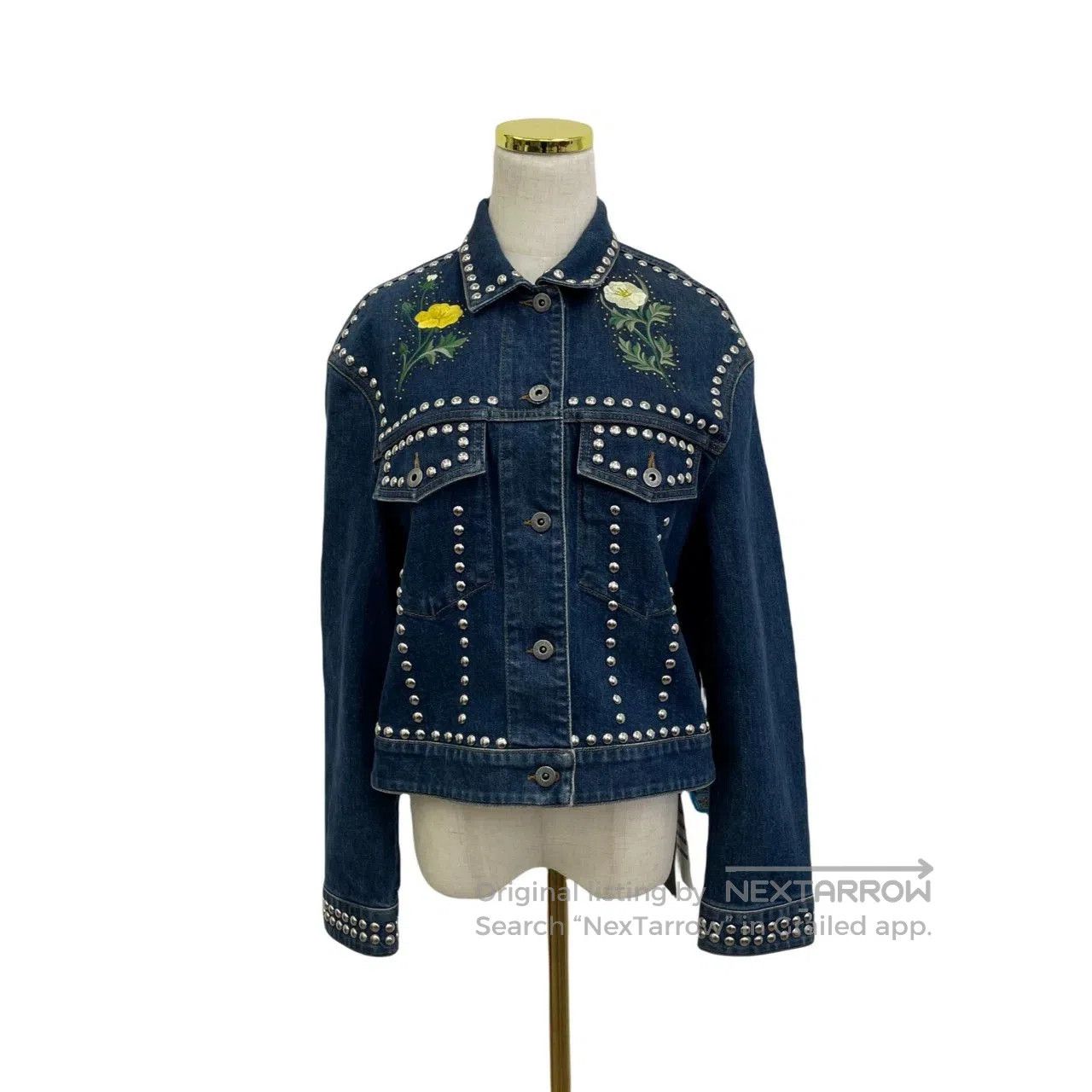 Stella McCartney STELL Rivet Denim Jacket. Size XS / US 0-2 / IT 36-38 - 1 Thumbnail