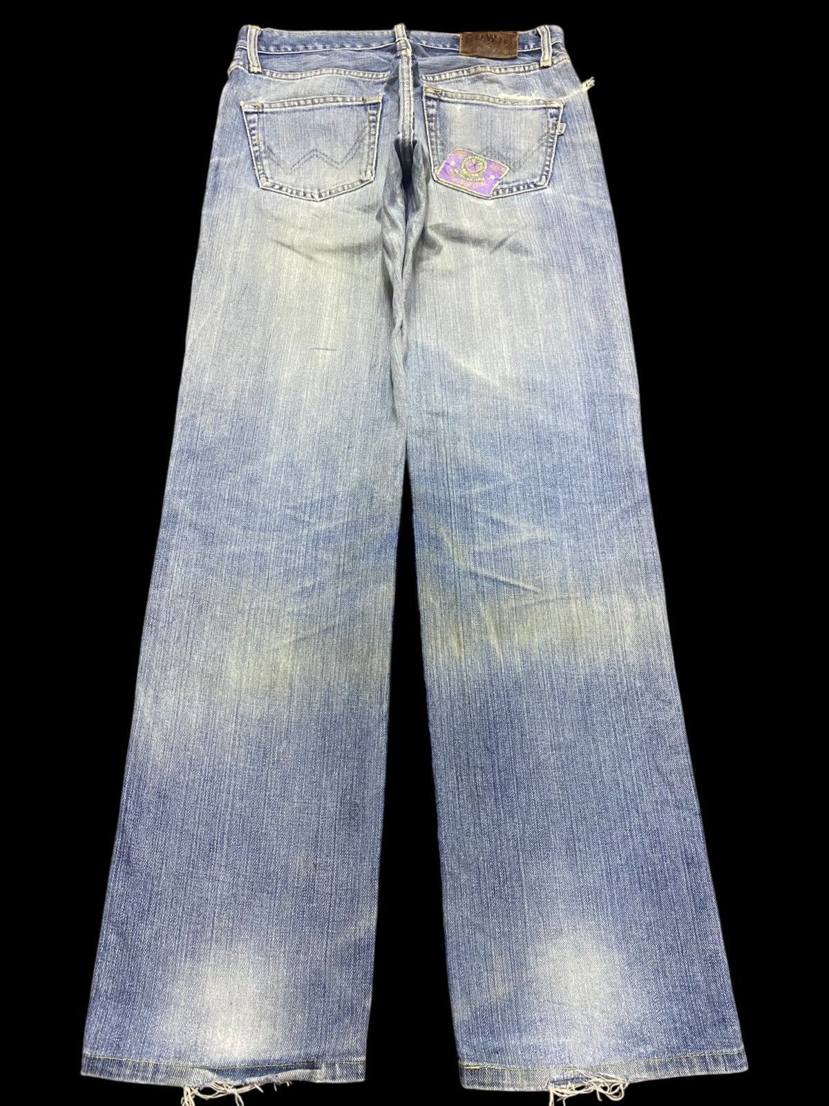 Junya Watanabe Vintage Edwin Patched Faded Wash Distressed Jeans Size US 30 / EU 46 - 2 Thumbnail