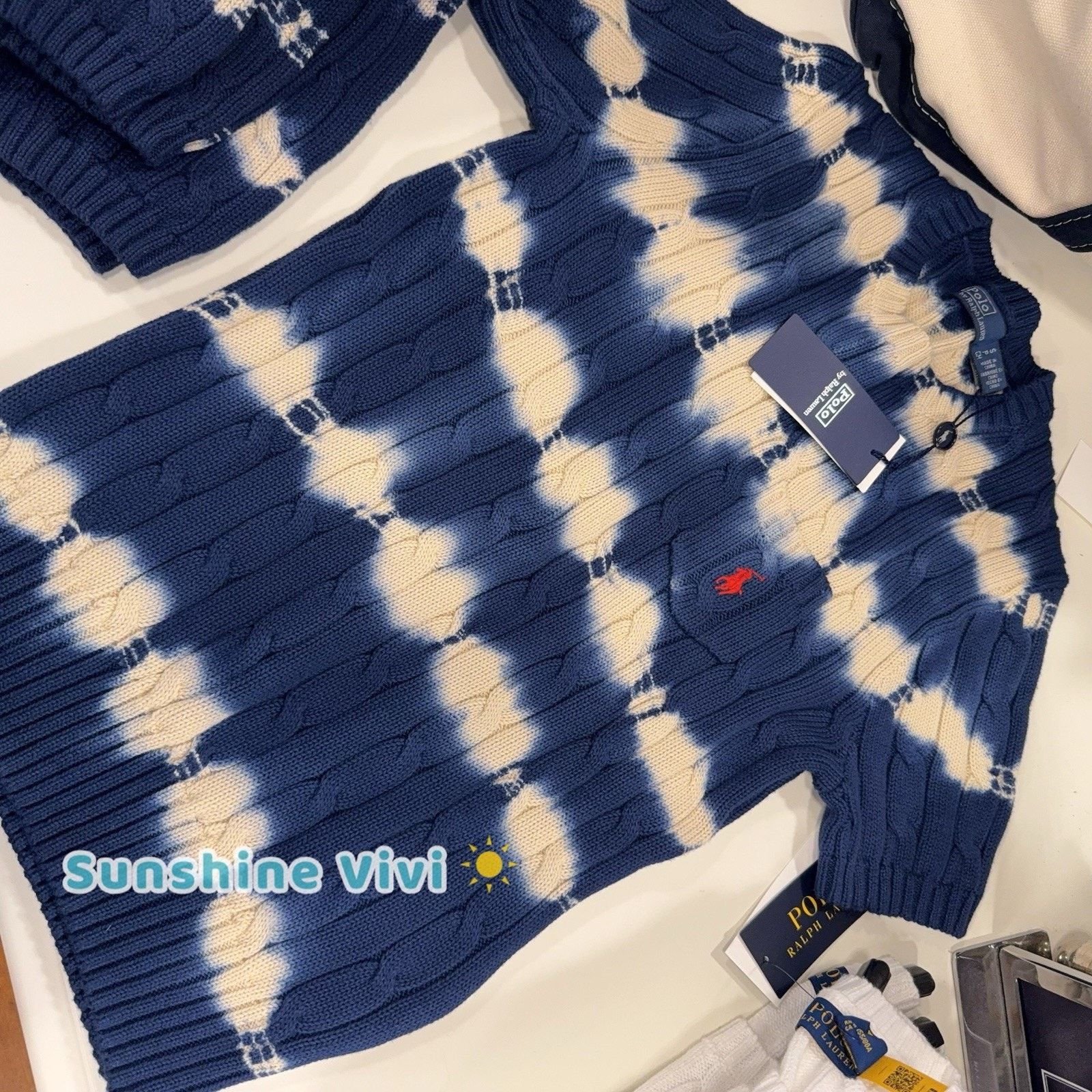Polo Ralph Lauren NWT Polo Ralph Lauren Woman Cotton Sweater Short sleeve L Size L / US 10 / IT 46 - 5 Thumbnail