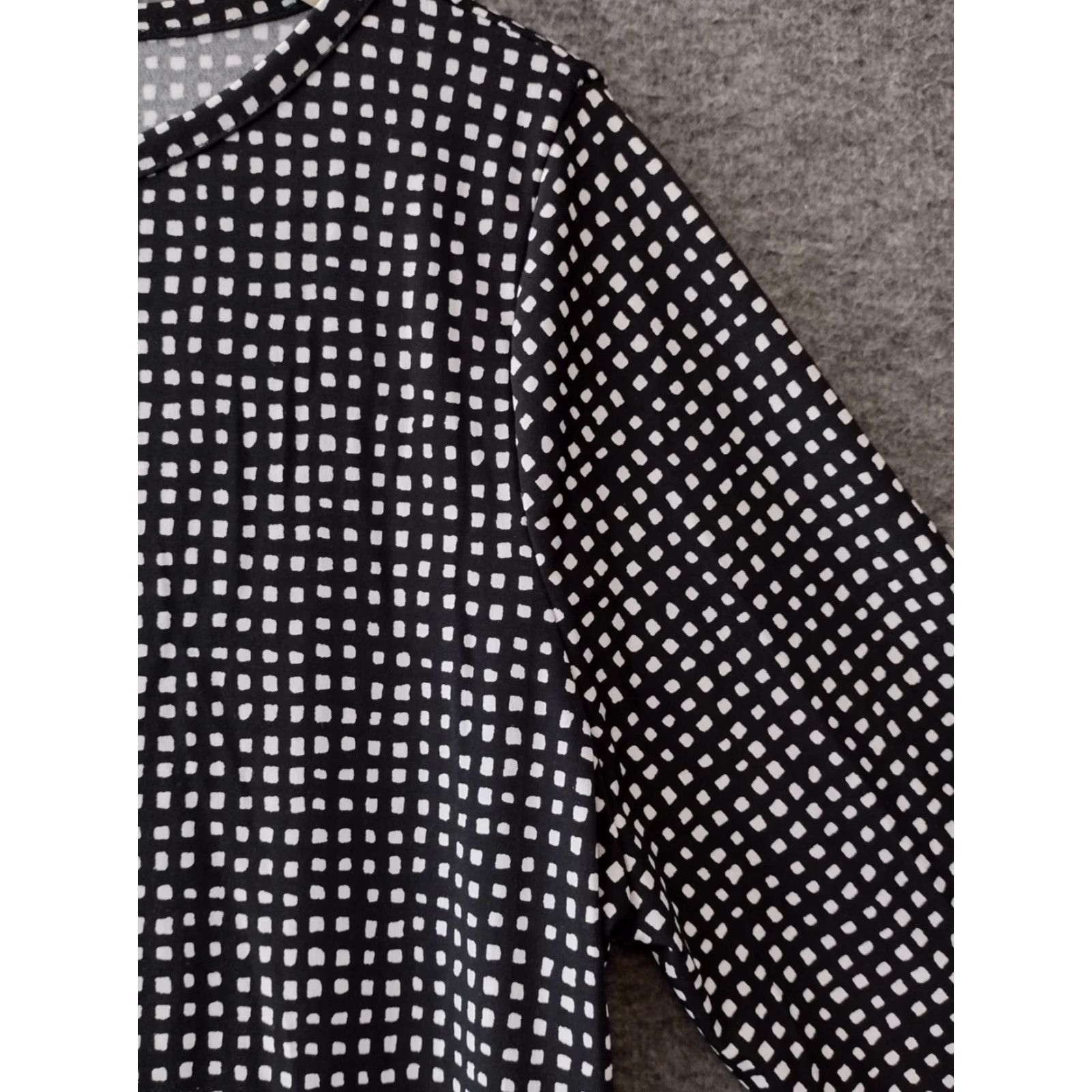 Michael Kors Michael Kors Womens Dress Black Mini Long Sleeve Polka Dot Size L Size L / US 10 / IT 46 - 7 Thumbnail