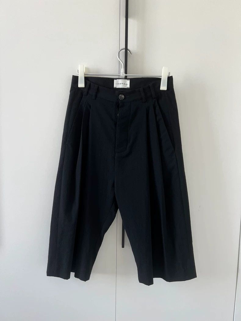 Song For The Mute Song For The Mute full wool pleated dress pant Size US 30 / EU 46 - 1 Thumbnail