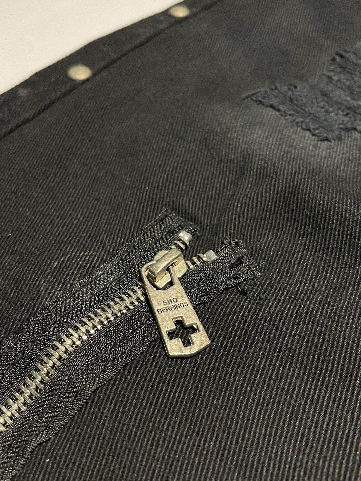 If Six Was Nine × Japanese Brand Berning Sho Flared Tactical Distressed Jeans Pant Size US 28 / EU 44 - 8 Thumbnail
