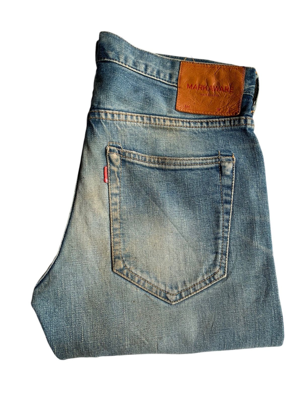 If Six Was Nine × Jean × Markaware MARKAWARE JAPANESE PUNK STYLE SELVEDGE DISTRESSED DENIM☠️☠️ Size US 30 / EU 46 - 13 Thumbnail