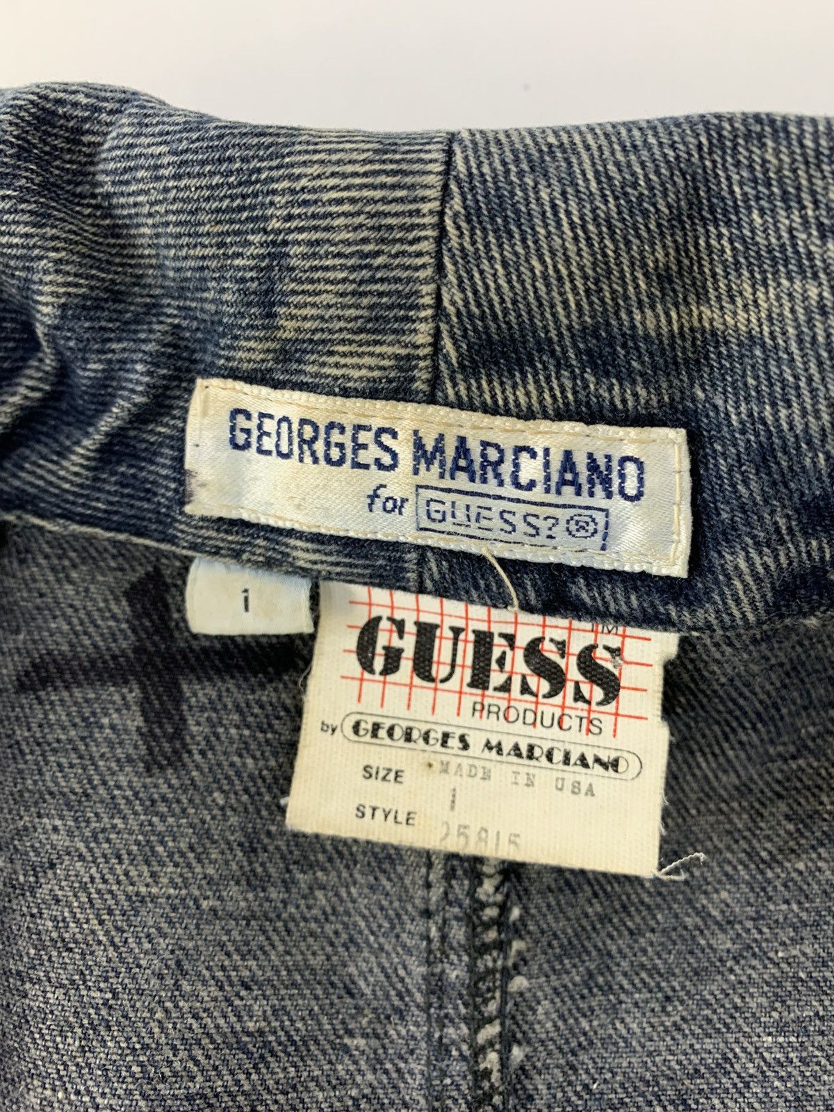 Georges Marciano Georges Marciano For Guess Denim Jeans Jacket Big Pocket Size US XL / EU 56 / 4 - 7 Thumbnail