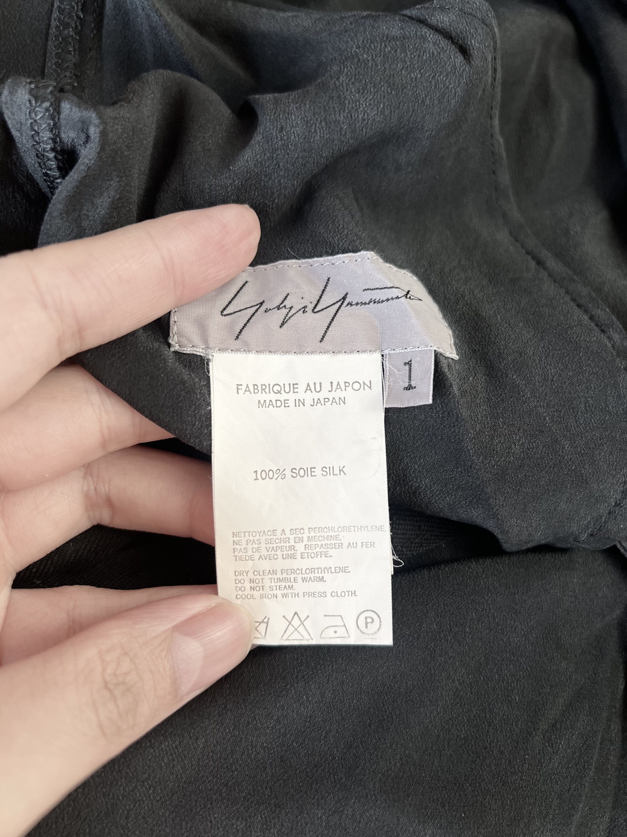 Yohji Yamamoto Yohji Yamamoto Femme - Silk Balloon Skirt Pant Black Size 40" / US 18 - 10 Thumbnail