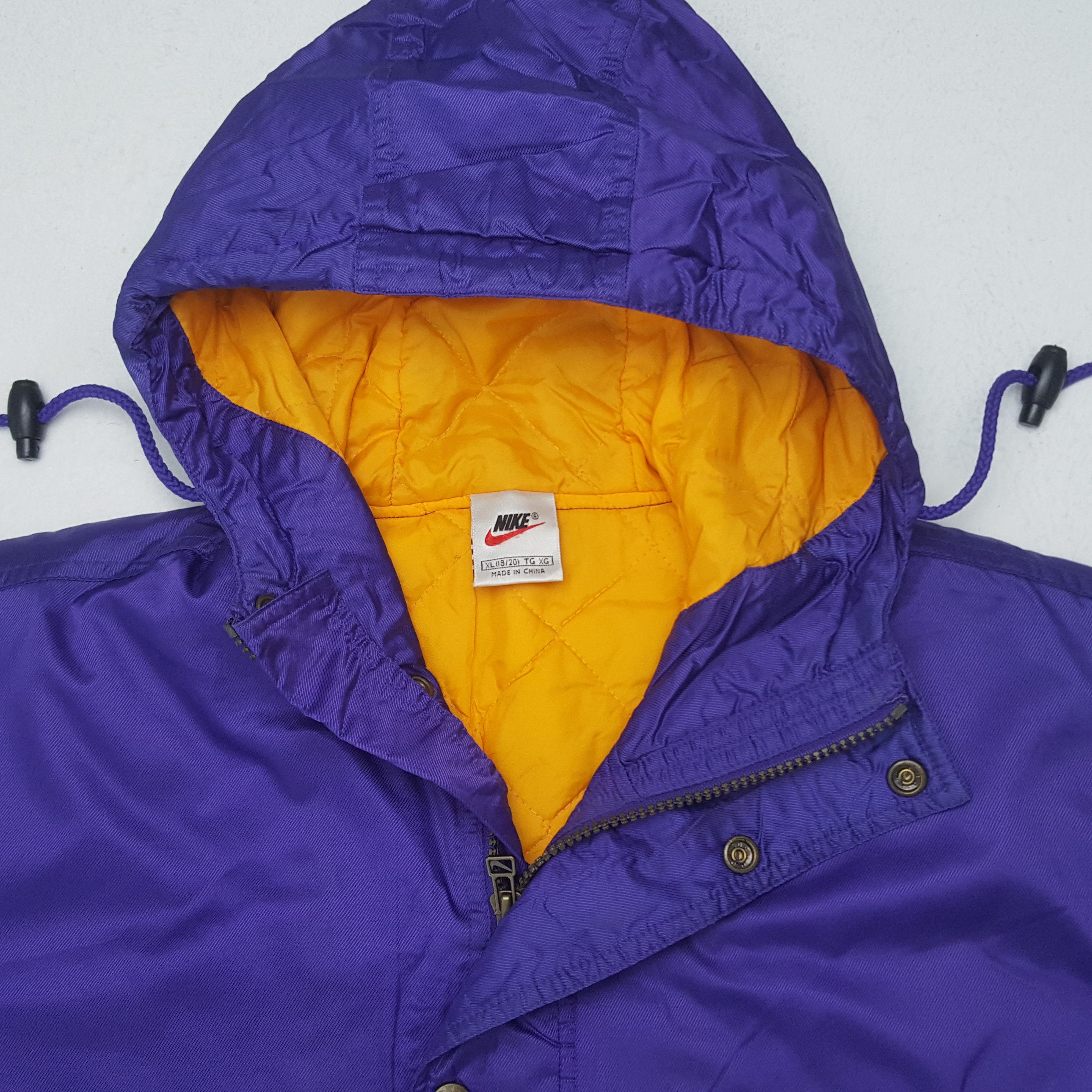 Nike × Vintage Vintage Nike Big Swoosh Outdoor Long Jacket C289N4 Size US L / EU 52-54 / 3 - 5 Thumbnail