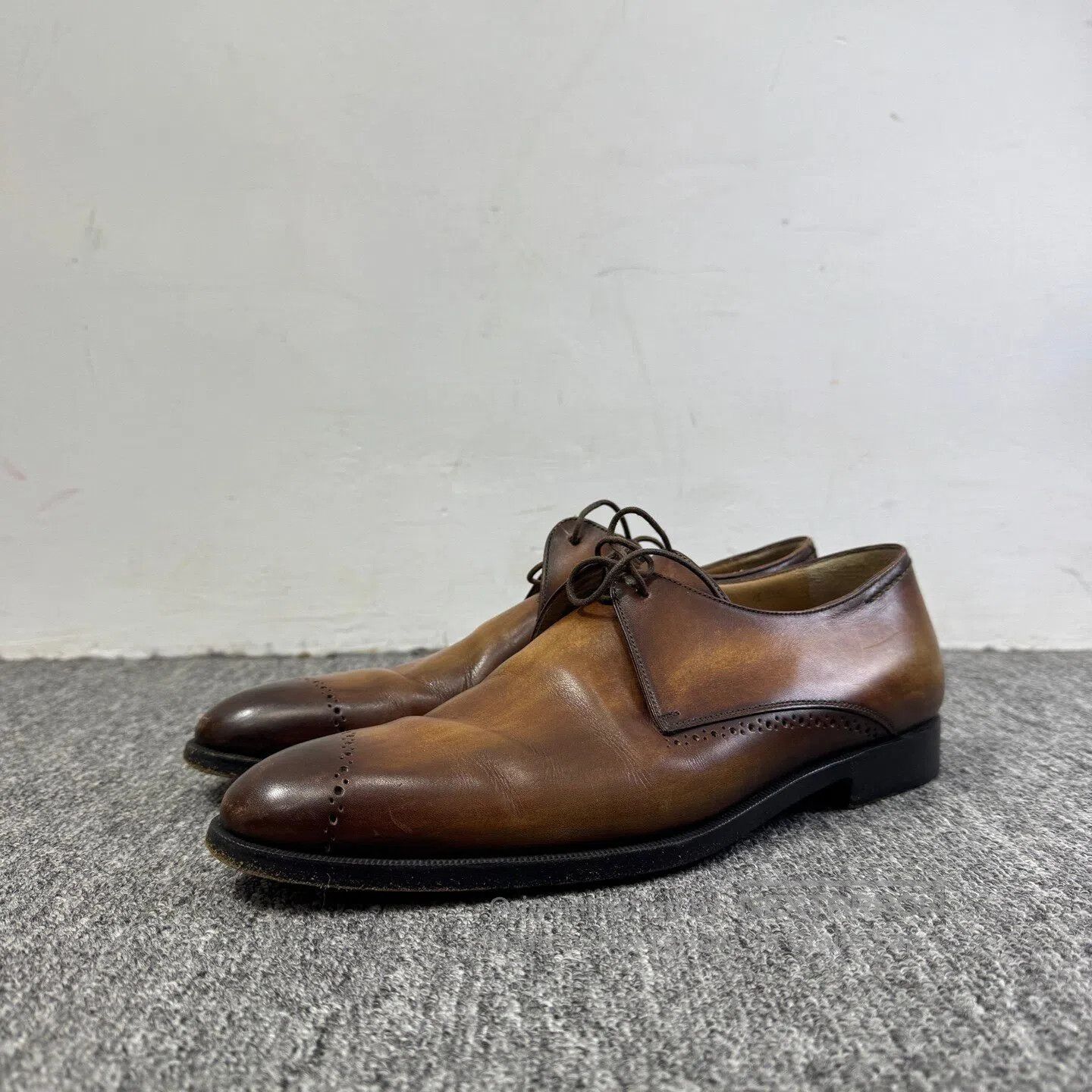 Berluti Berluti Wear a faded, aged look on the leather shoes.| Size US 7.5 / EU 40-41 - 1 Thumbnail