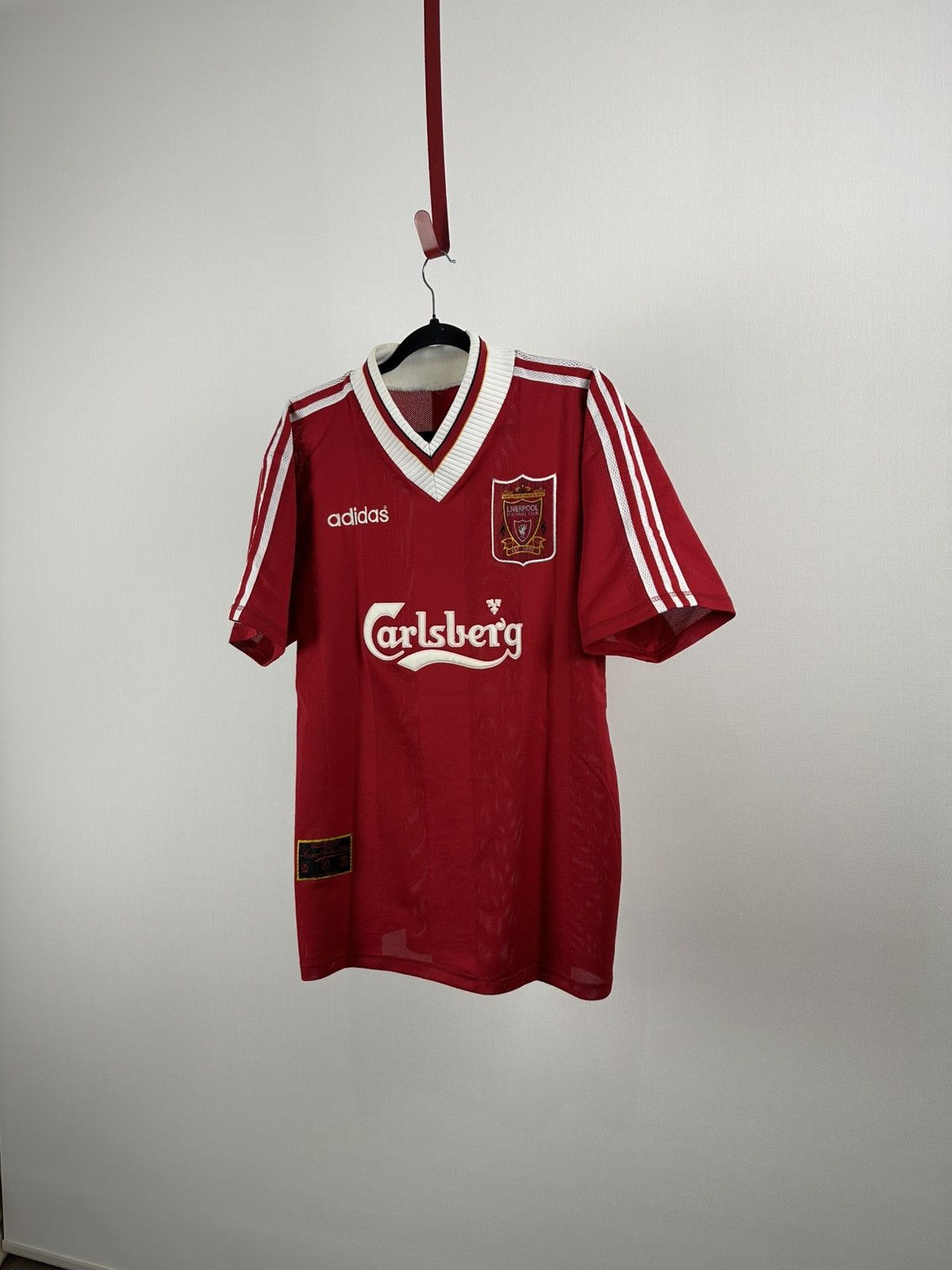 Adidas 1995-1996 Vintage Liverpool FC Home Soccer Jersey – Size XL Size US XL / EU 56 / 4 - 2 Thumbnail