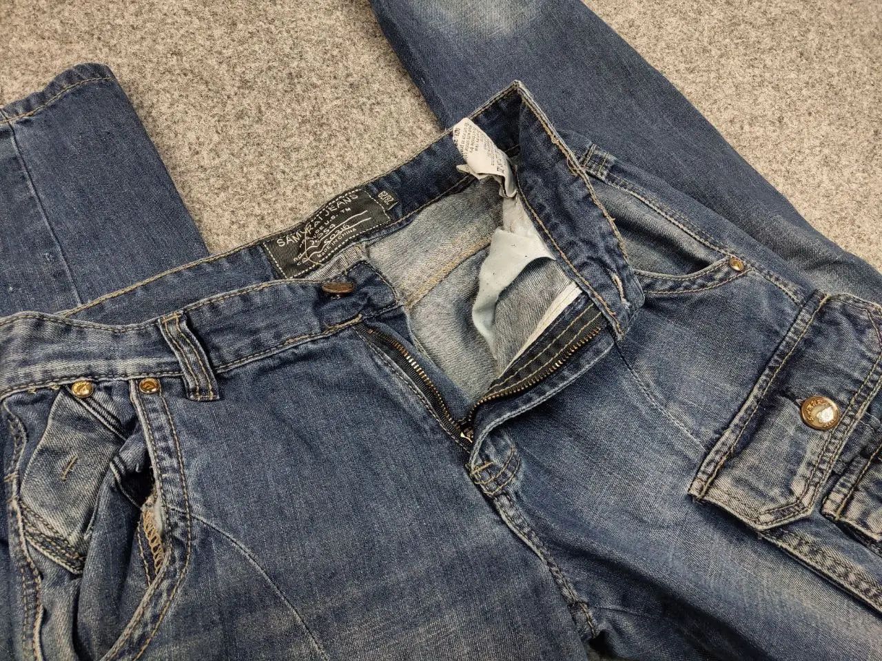Hysteric Glamour Vintage Junya Watanabe Rick Owens Y2K Style Distressed Jeans Size US 30 / EU 46 - 15 Thumbnail