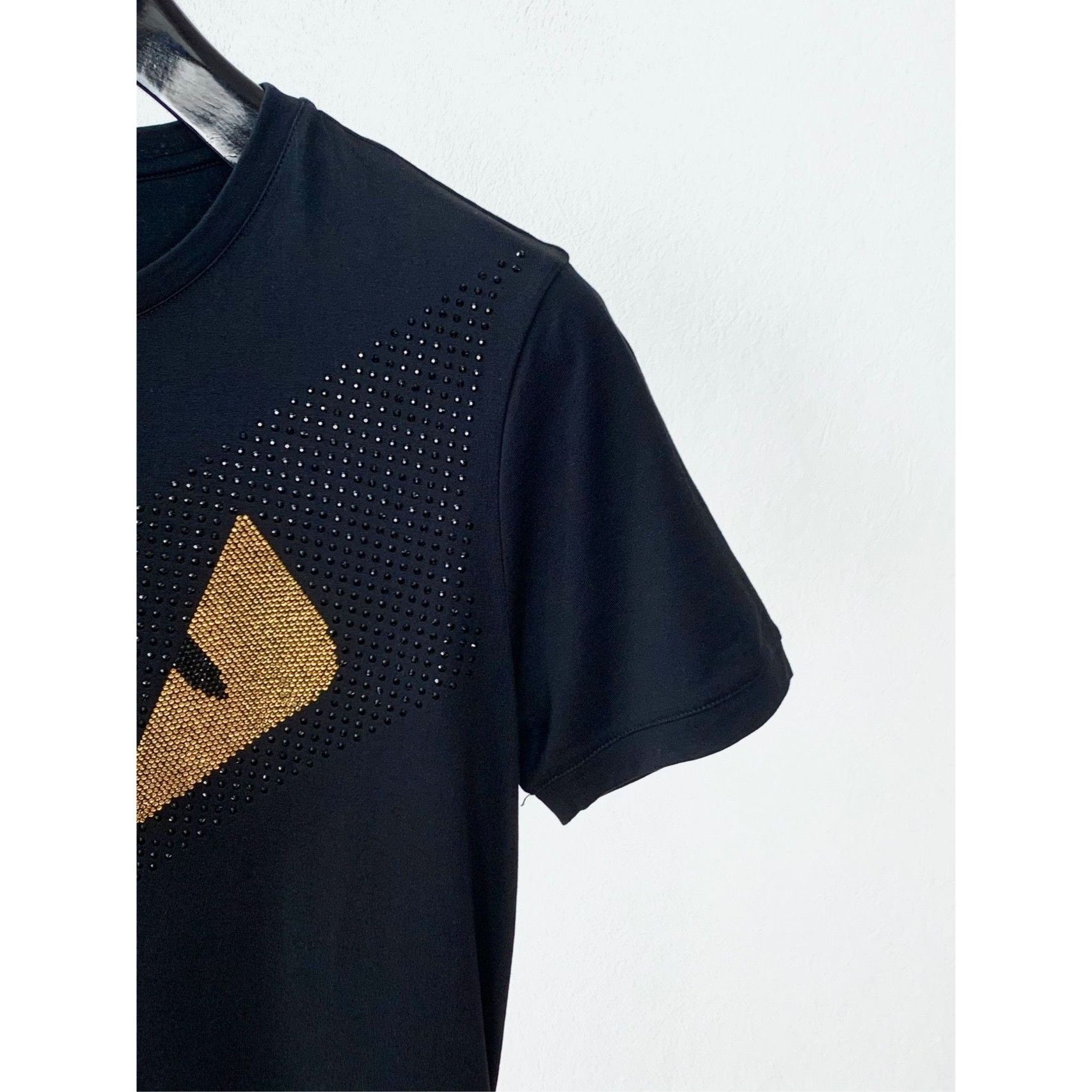 Fendi Fendi Roma Little Monster Slant Eye Short Sleeve T-Shirt Bla Size XS / US 0-2 / IT 36-38 - 5 Thumbnail