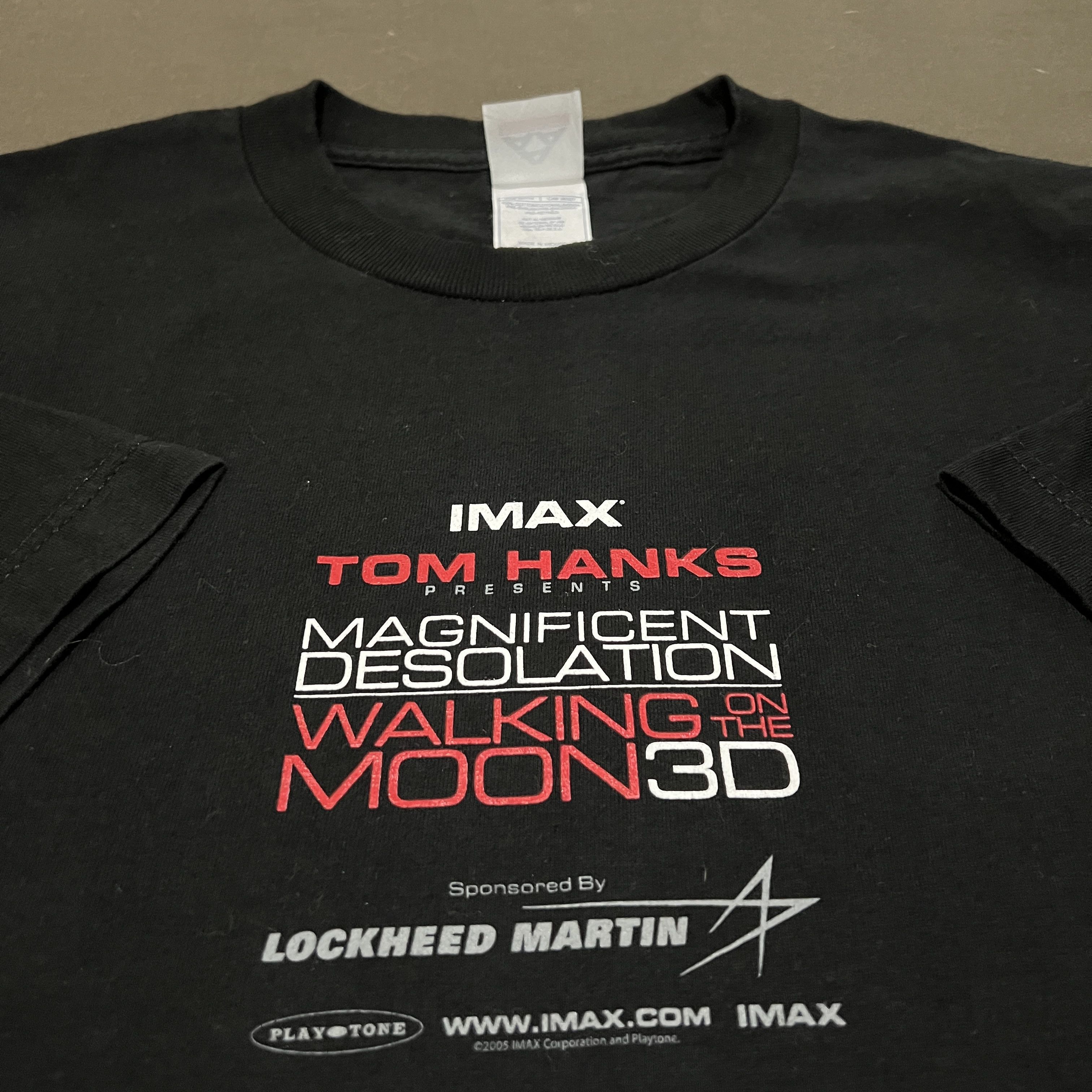 Vintage Vintage Tom Hanks Magnificent Desolation Walking on the Moon Size US L / EU 52-54 / 3 - 1 Thumbnail