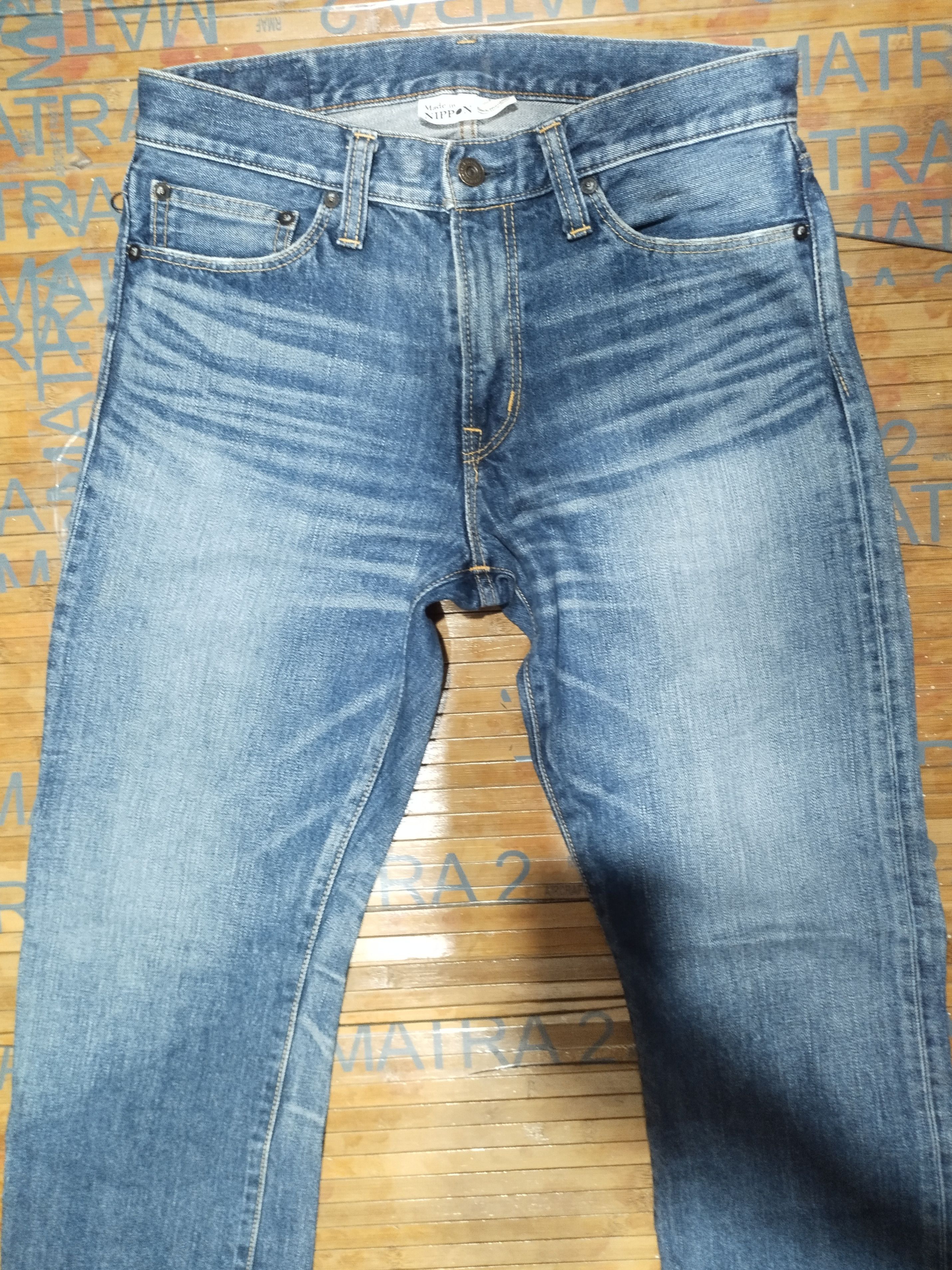 Japanese Brand × Vintage Jeans Back Number Sz 30" (76Cm) Size US 30 / EU 46 - 10 Thumbnail