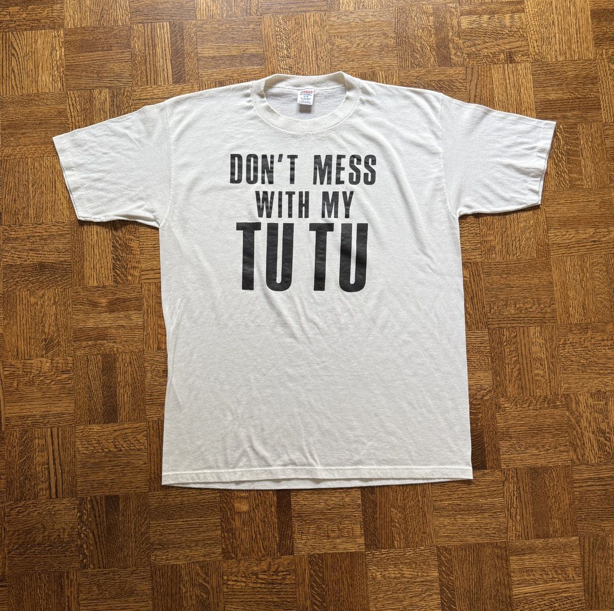 Vintage Vintage 80s Don't Mess With My Tutu Graphic Tee Size US L / EU 52-54 / 3 - 1 Thumbnail