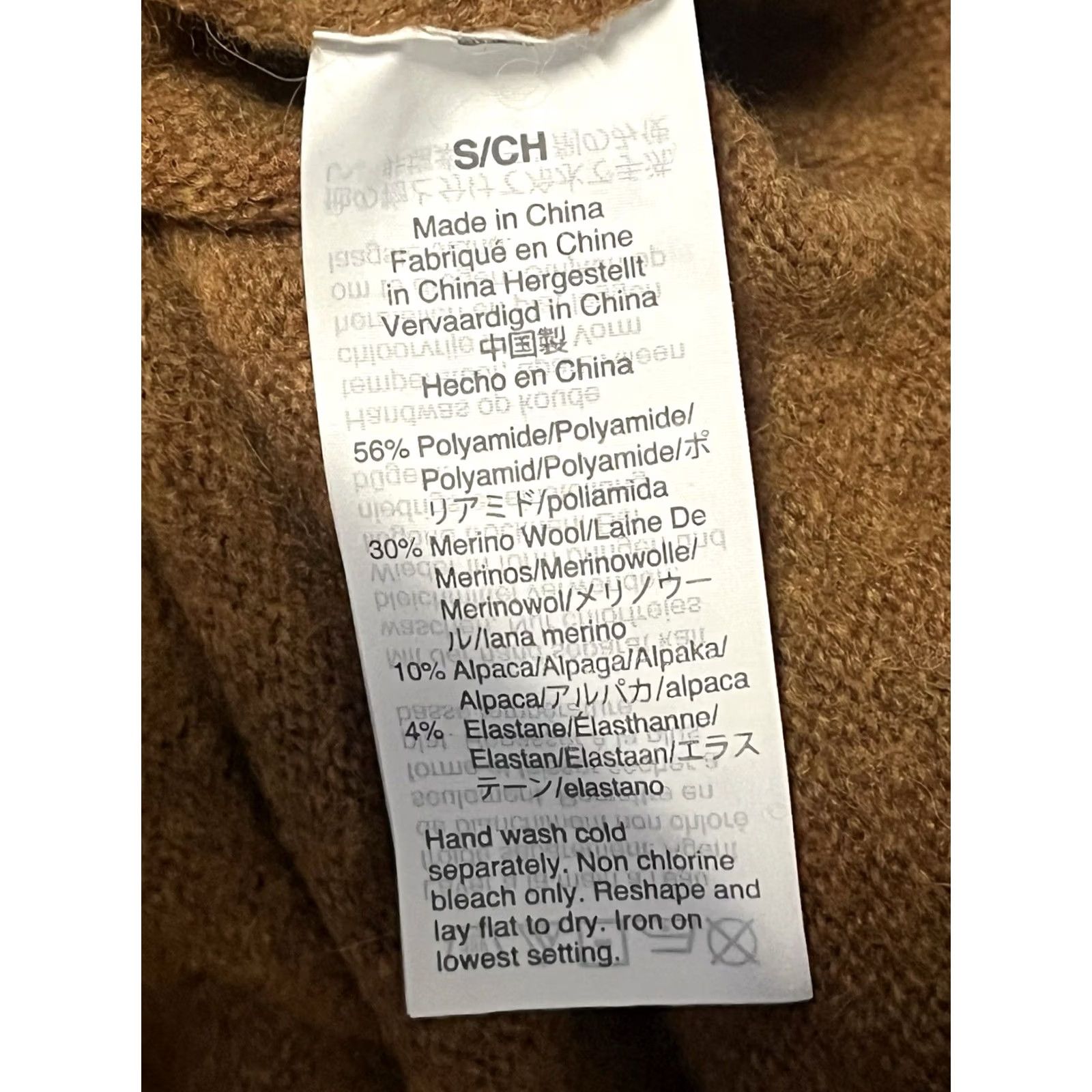 Madewell Madewell Sweater Women Small Brown Merino Wool Blend Knit V-neck Long Sleeve Casual Size S / US 4 / IT 40 - 7 Thumbnail