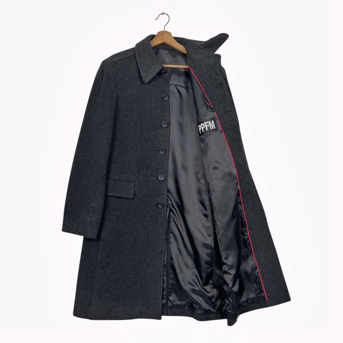 PPFM PPFM Black Wool Coat Size US M / EU 48-50 / 2 - 10 Thumbnail