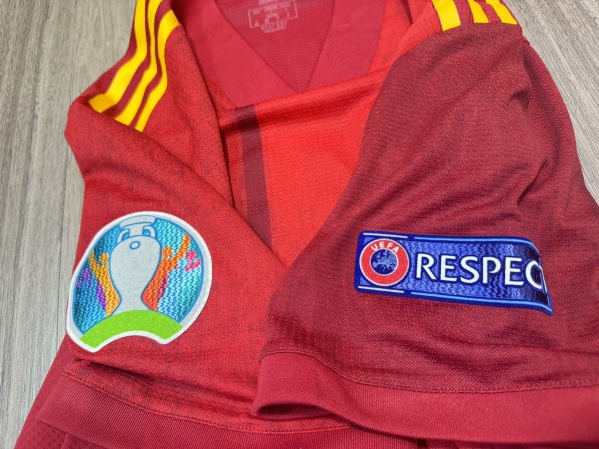 Adidas Spain Euro2020 player issue home shirt #9 Gerard Size US L / EU 52-54 / 3 - 6 Thumbnail