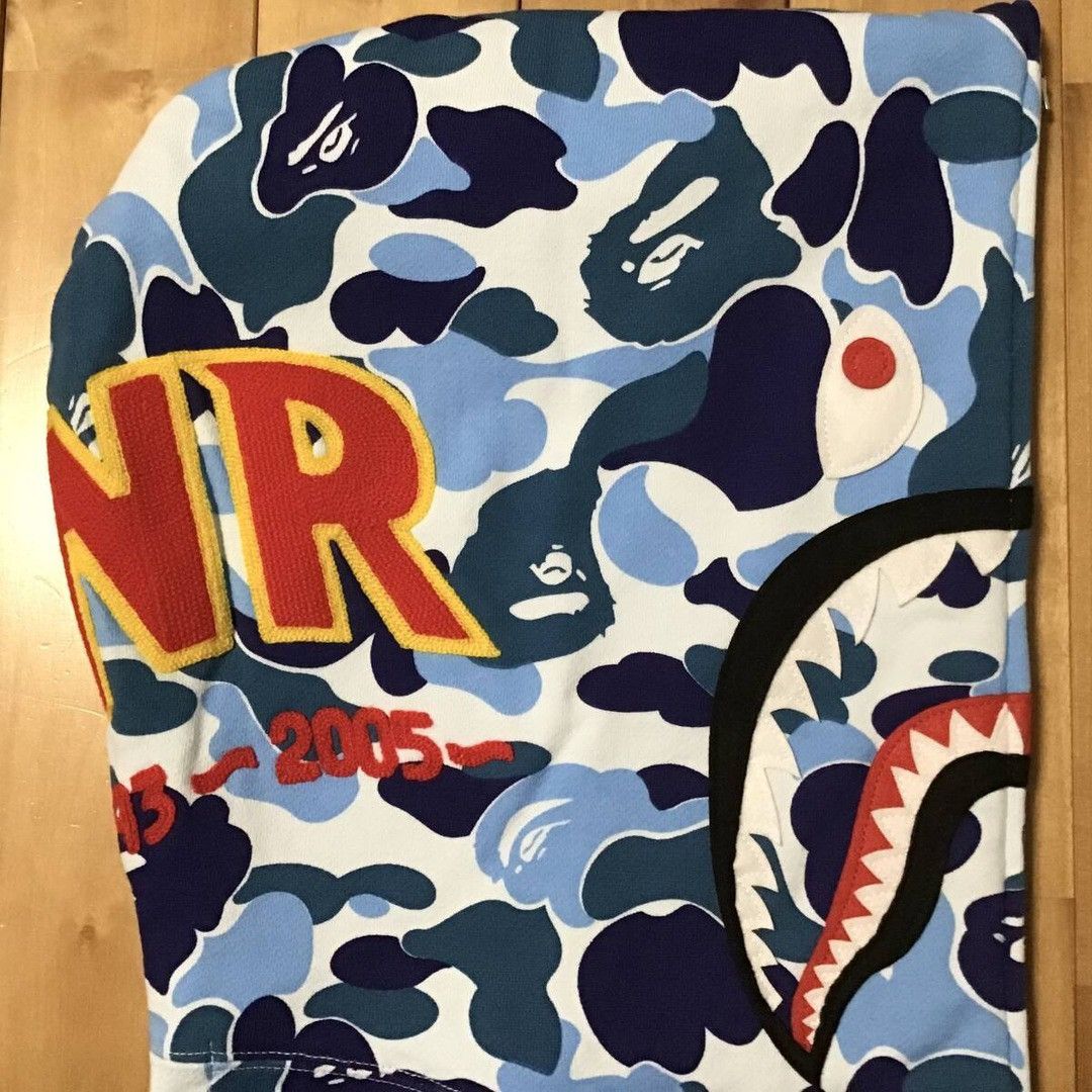 Bape BAPE ABC camo Blue shark full zip hoodie a bathing ape PONR Size US L / EU 52-54 / 3 - 4 Thumbnail