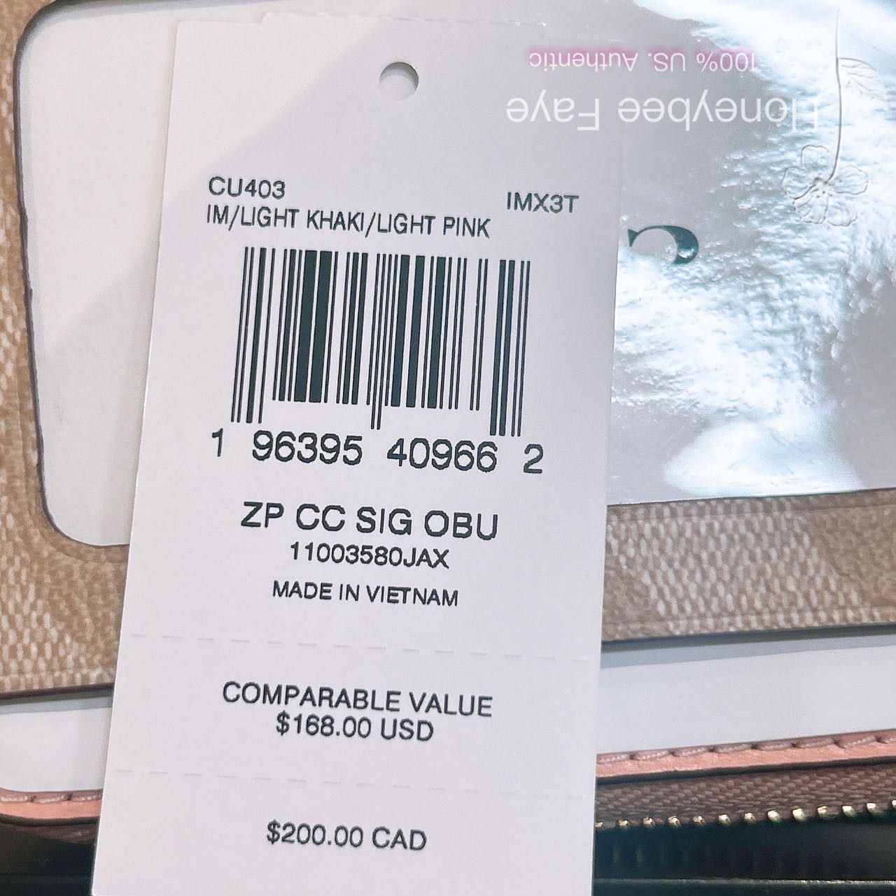 Coach Coach X Observed By Us Zip Card Case In Signature Canvas Size ONE SIZE - 6 Thumbnail