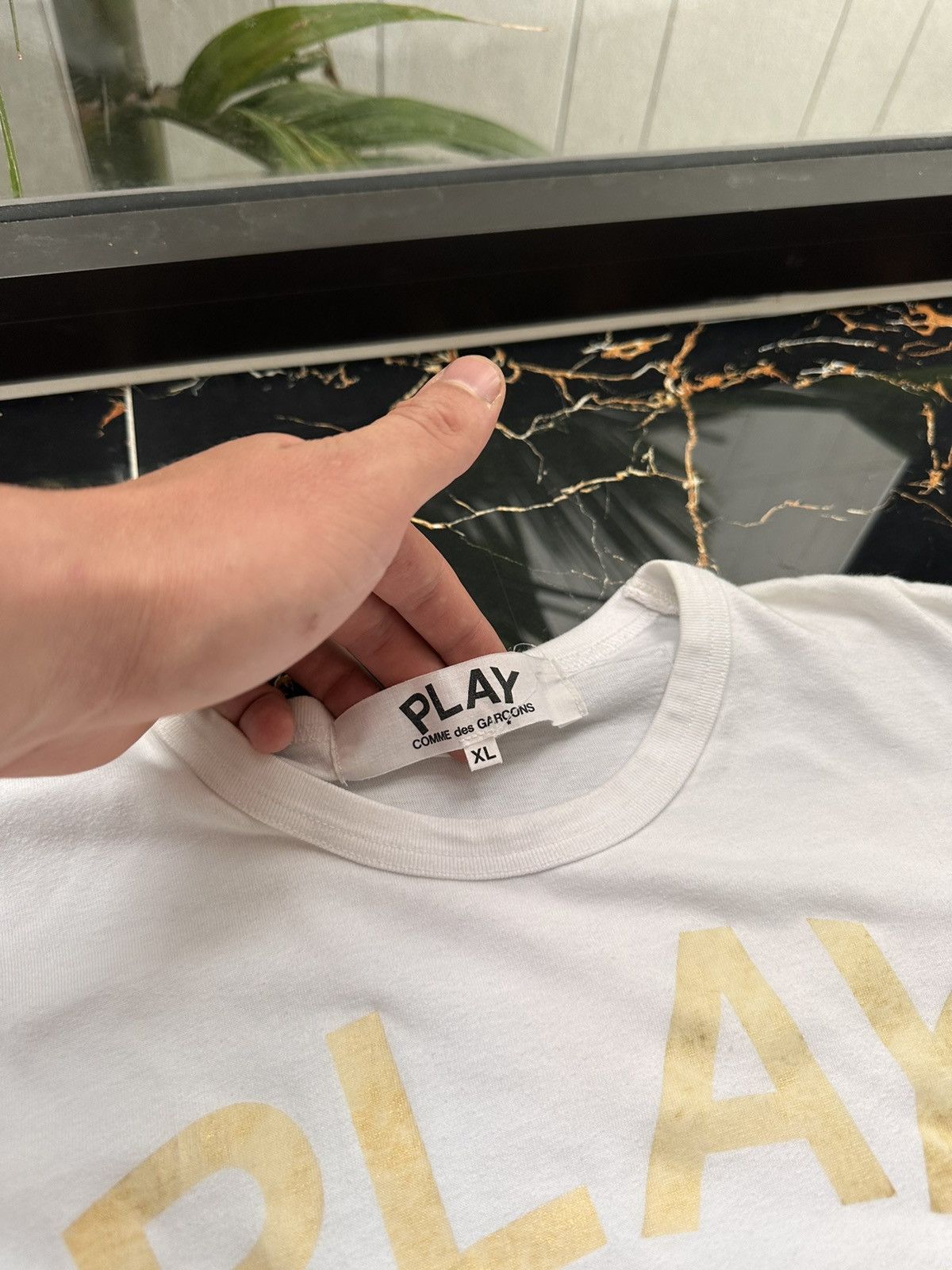 Comme des Garcons × Vintage CDG VINTAGE BIG LOGO STREETWEAR LUXURY T-SHIRT Size US M / EU 48-50 / 2 - 3 Thumbnail