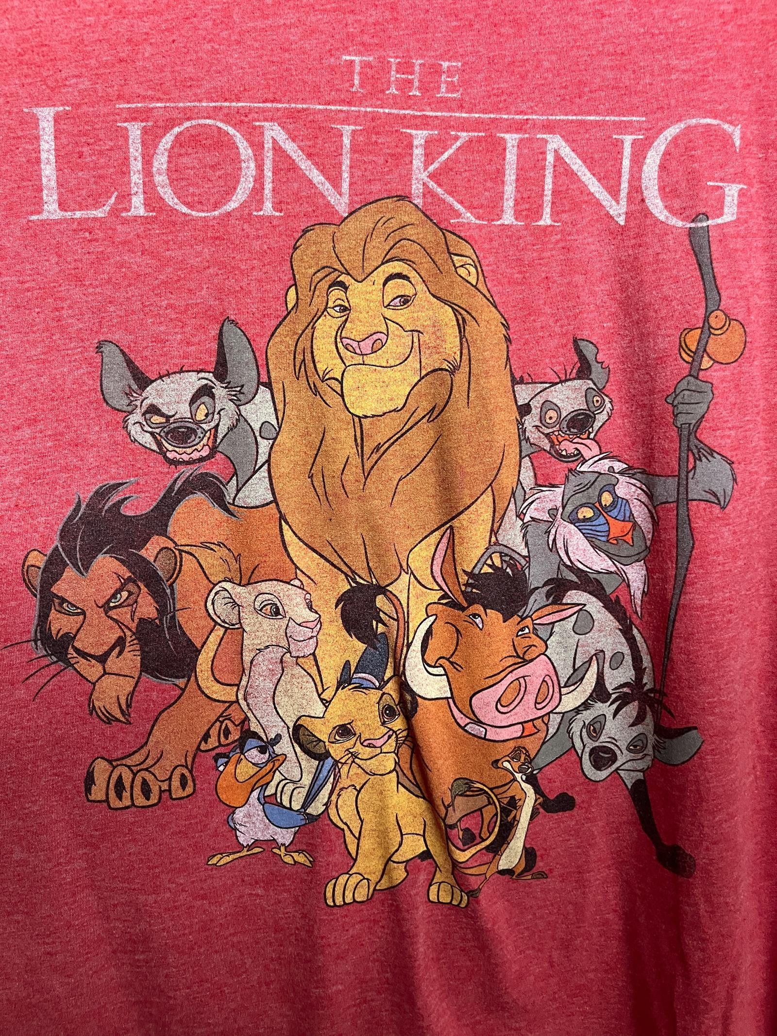 Disney The Lion King Movie Poster Tee Full Cast Heather T-shirt XL Size US XL / EU 56 / 4 - 3 Thumbnail