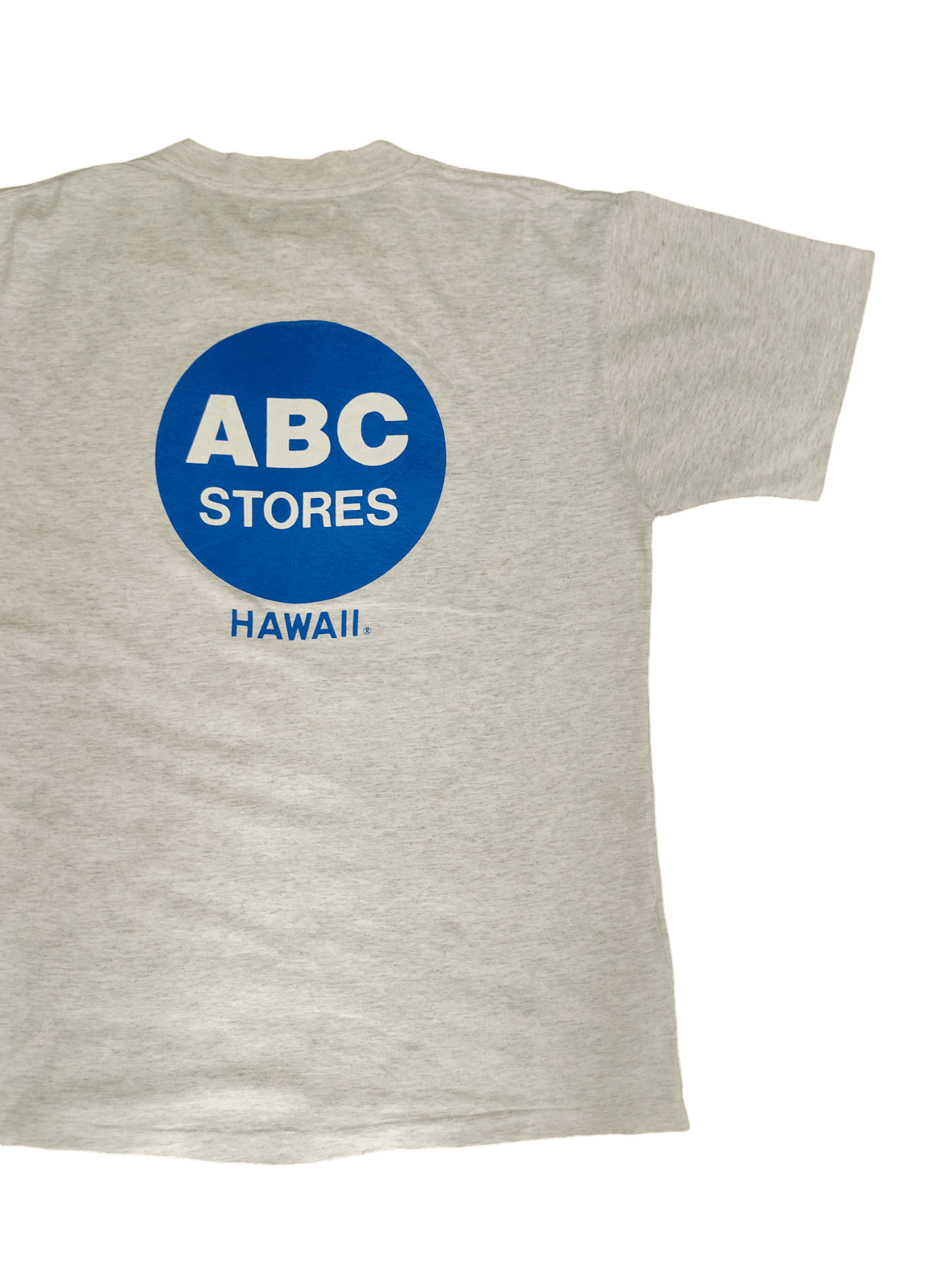 Vintage Vintage 90s ABC Stores Hawaii Distressed Roundneck T-Shirt Size US L / EU 52-54 / 3 - 4 Thumbnail