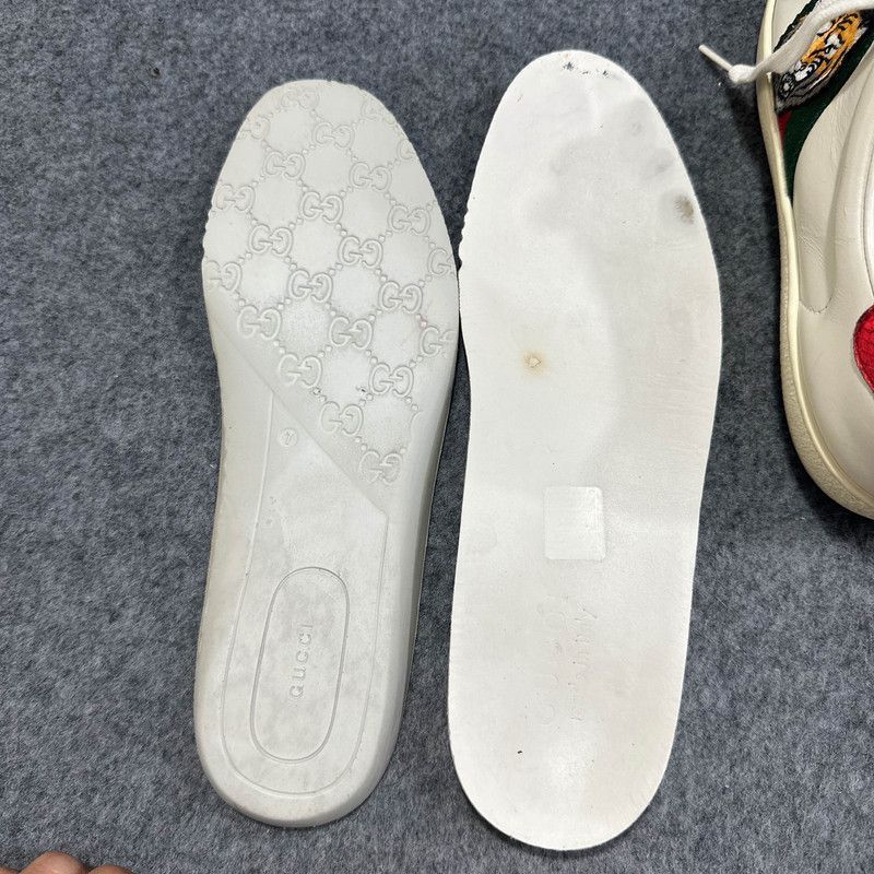 Gucci Gucci Ace Tiger Embroidery Low-Top Sneakers Size US 9.5 / EU 42-43 - 9 Thumbnail
