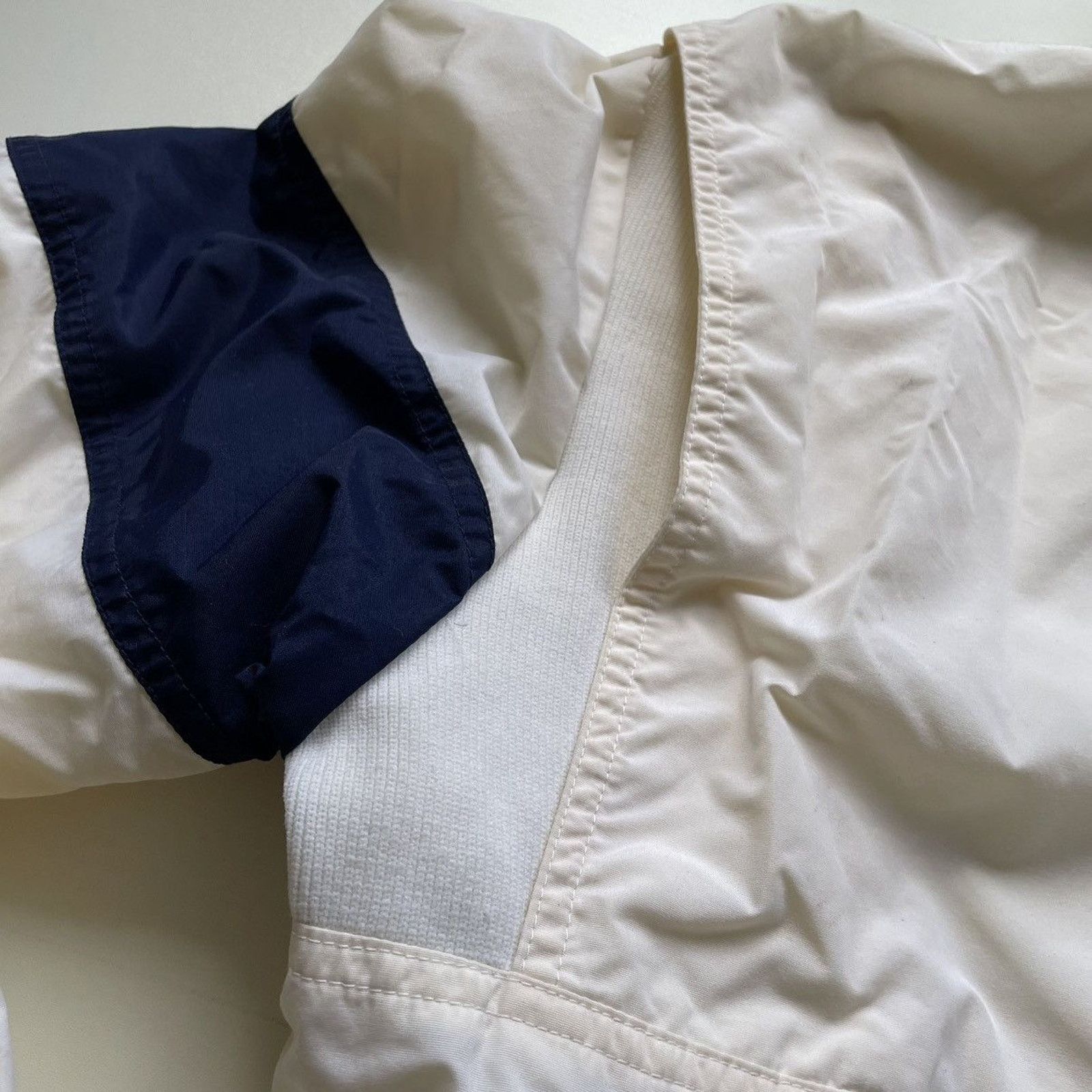 Nike × Vintage Vintage 80s Nike Windbreaker Medium Nautical Sailing White Size US M / EU 48-50 / 2 - 7 Thumbnail
