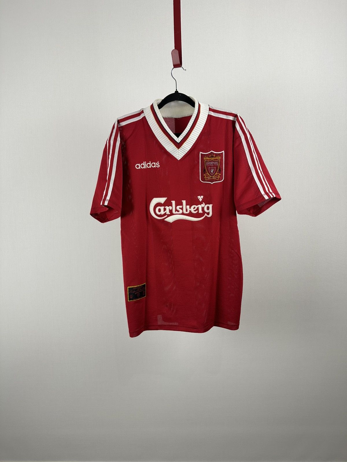 Adidas 1995-1996 Vintage Liverpool FC Home Soccer Jersey – Size XL Size US XL / EU 56 / 4 - 1 Thumbnail