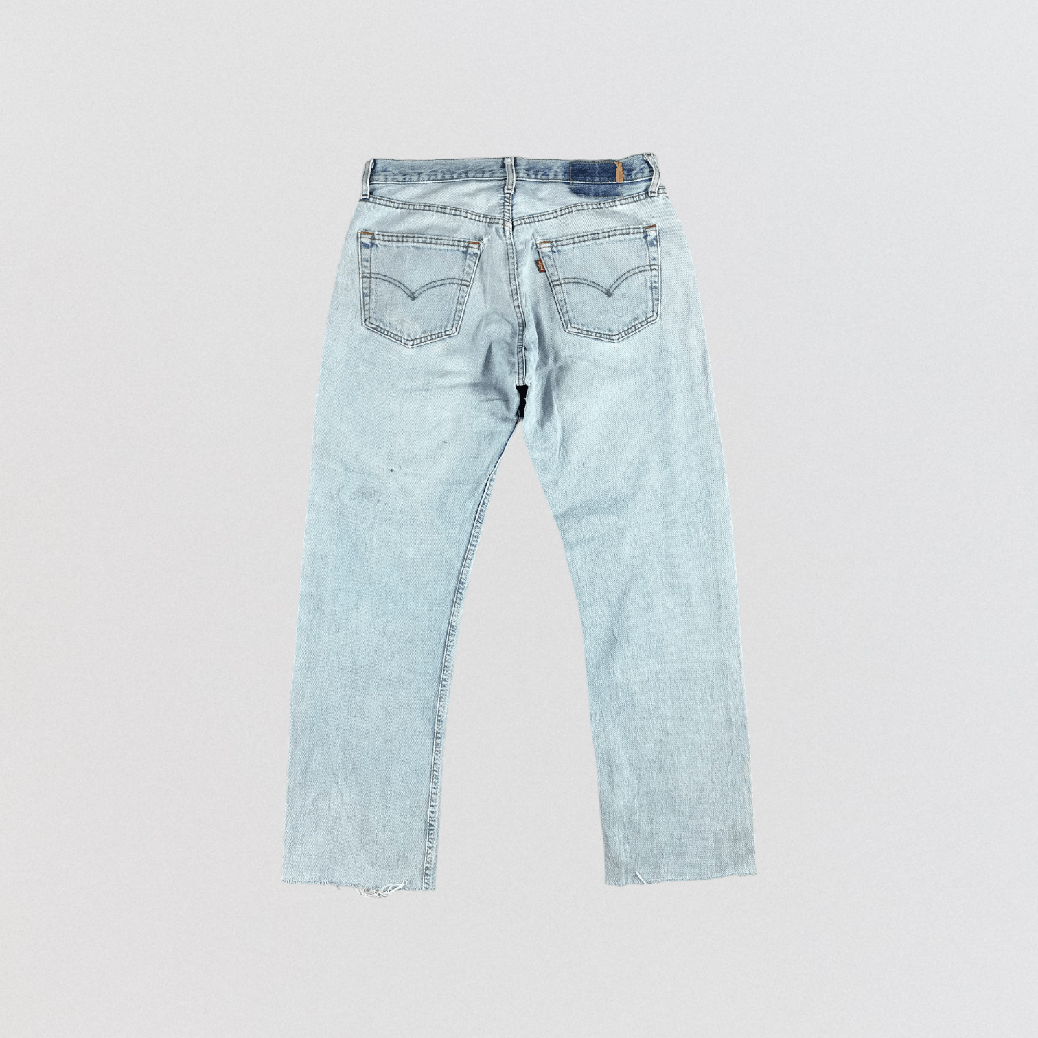 Levi's 90s Vintage Light Wash Levis 501 Jeans-JM2536 Size US 33 - 2 Thumbnail