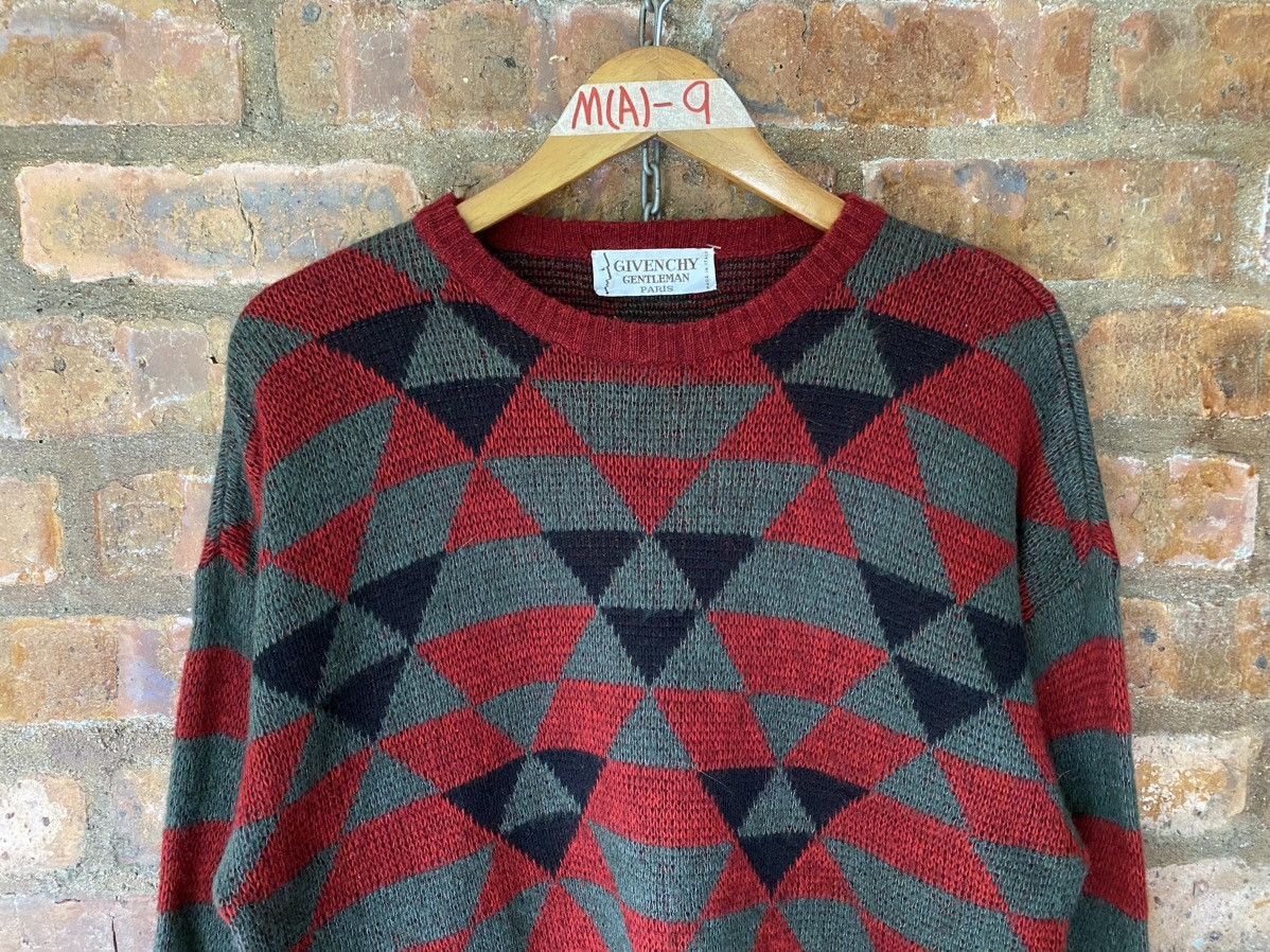 Givenchy 1990s Givenchy Wool Mohair Alpaca knit Size US L / EU 52-54 / 3 - 3 Thumbnail