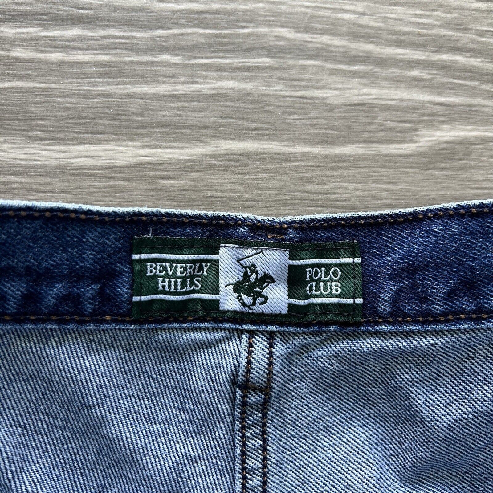 Beverly Hills Polo Club Vintage Y2K Blue Jean Shorts Beverly Hills Polo Club Baggy Size US 35 - 7 Thumbnail