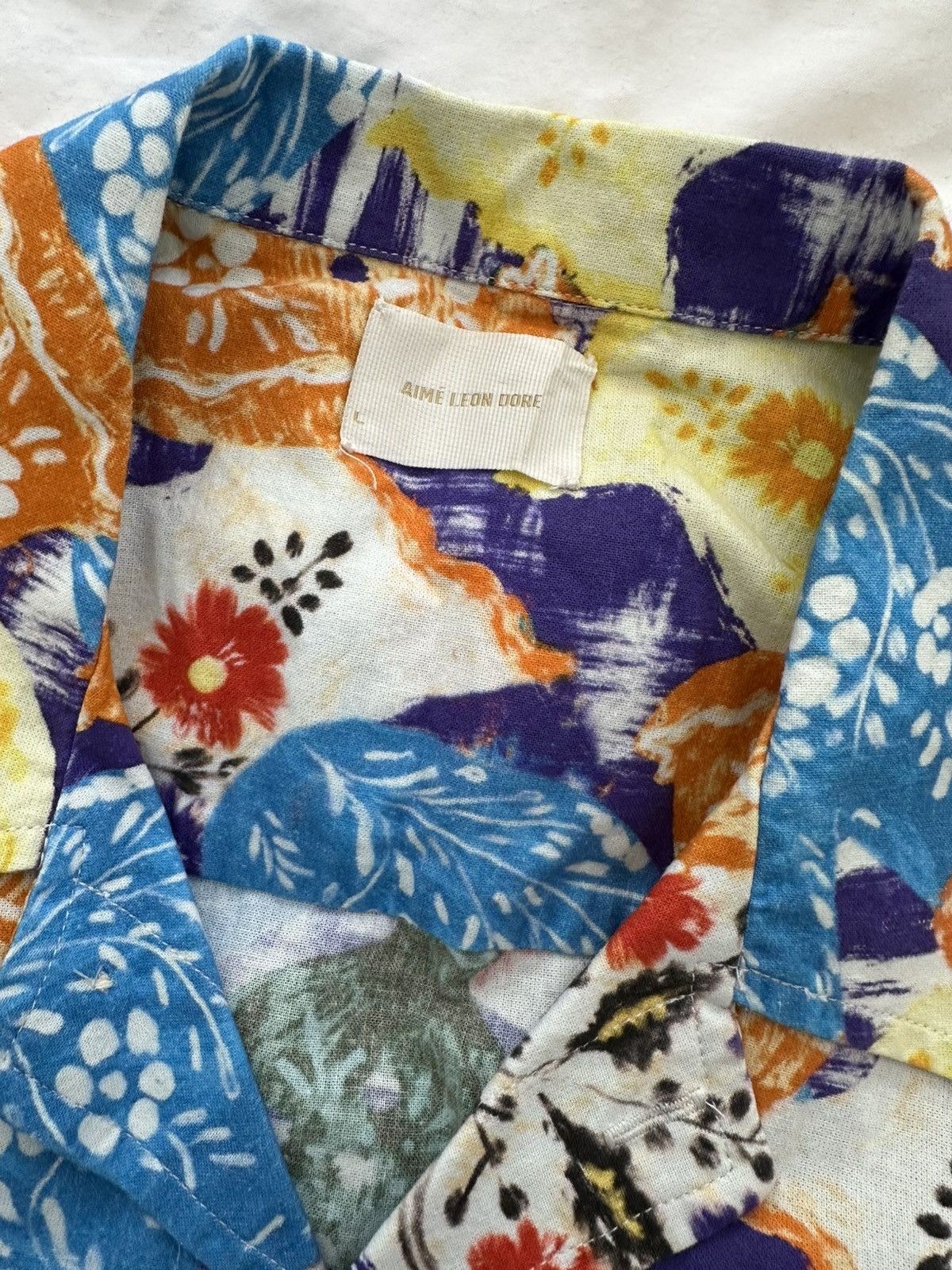 Aime Leon Dore ALD watercolor button up shirt Size US L / EU 52-54 / 3 - 8 Thumbnail