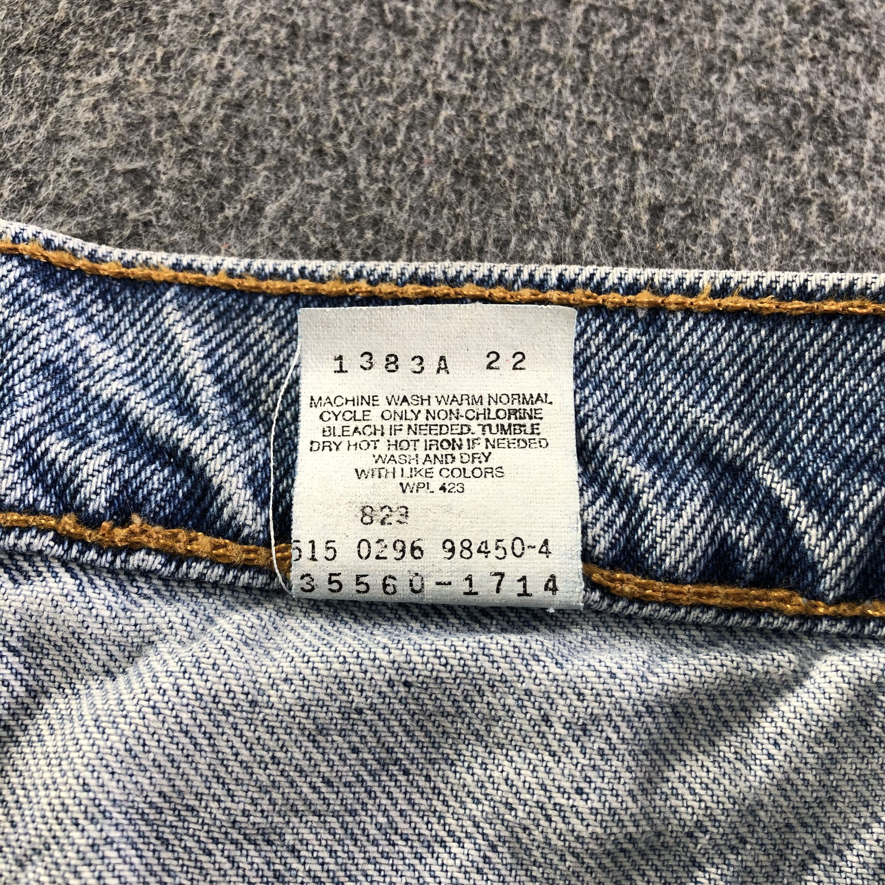 Levi's × Vintage 90s Vintage Blue Wash Levis 560 Jeans-J4221 Size 29" - 7 Thumbnail