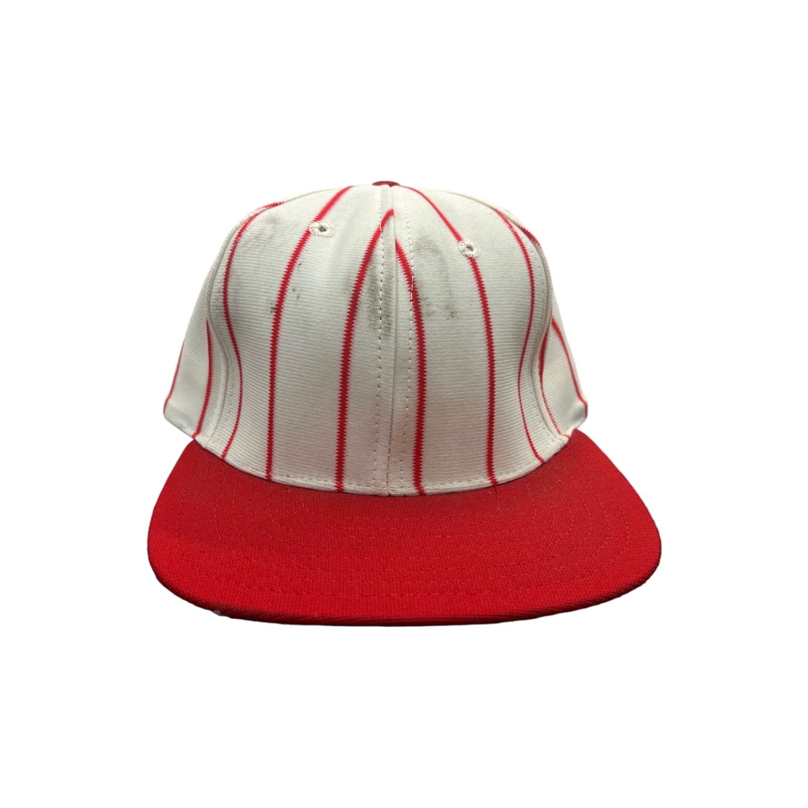 New Era VINTAGE New Era Snapback Hat Adult Adjustable Red USA 80s Deadstock NWOT Men Size ONE SIZE - 2 Thumbnail