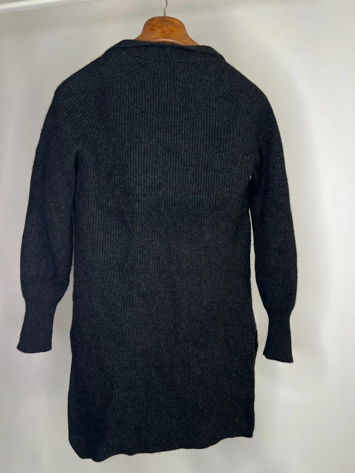 Polo Ralph Lauren Polo Ralph Lauren Long Open Dark Grey Cardigan Wool Cashmere Size S / US 4 / IT 40 - 7 Thumbnail
