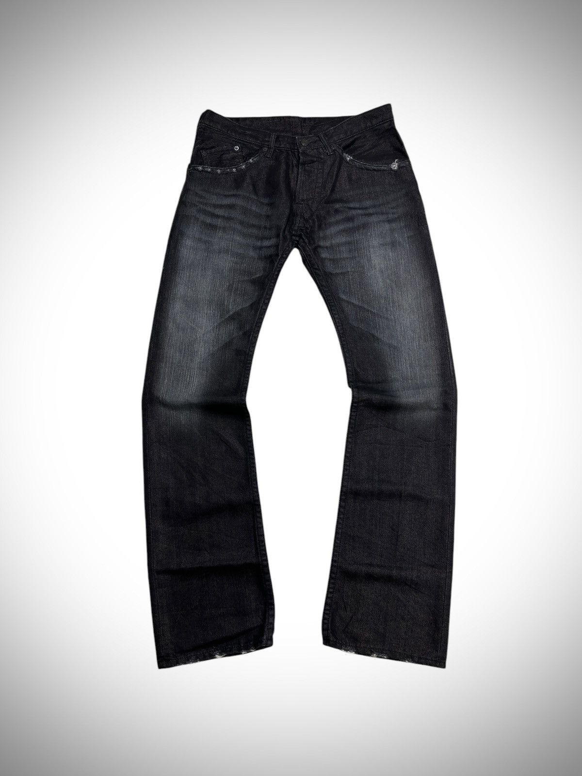 Japanese Brand Flared TROISO - Made in Japan Embroidered If Six Lgb Style Size US 31 - 1 Thumbnail