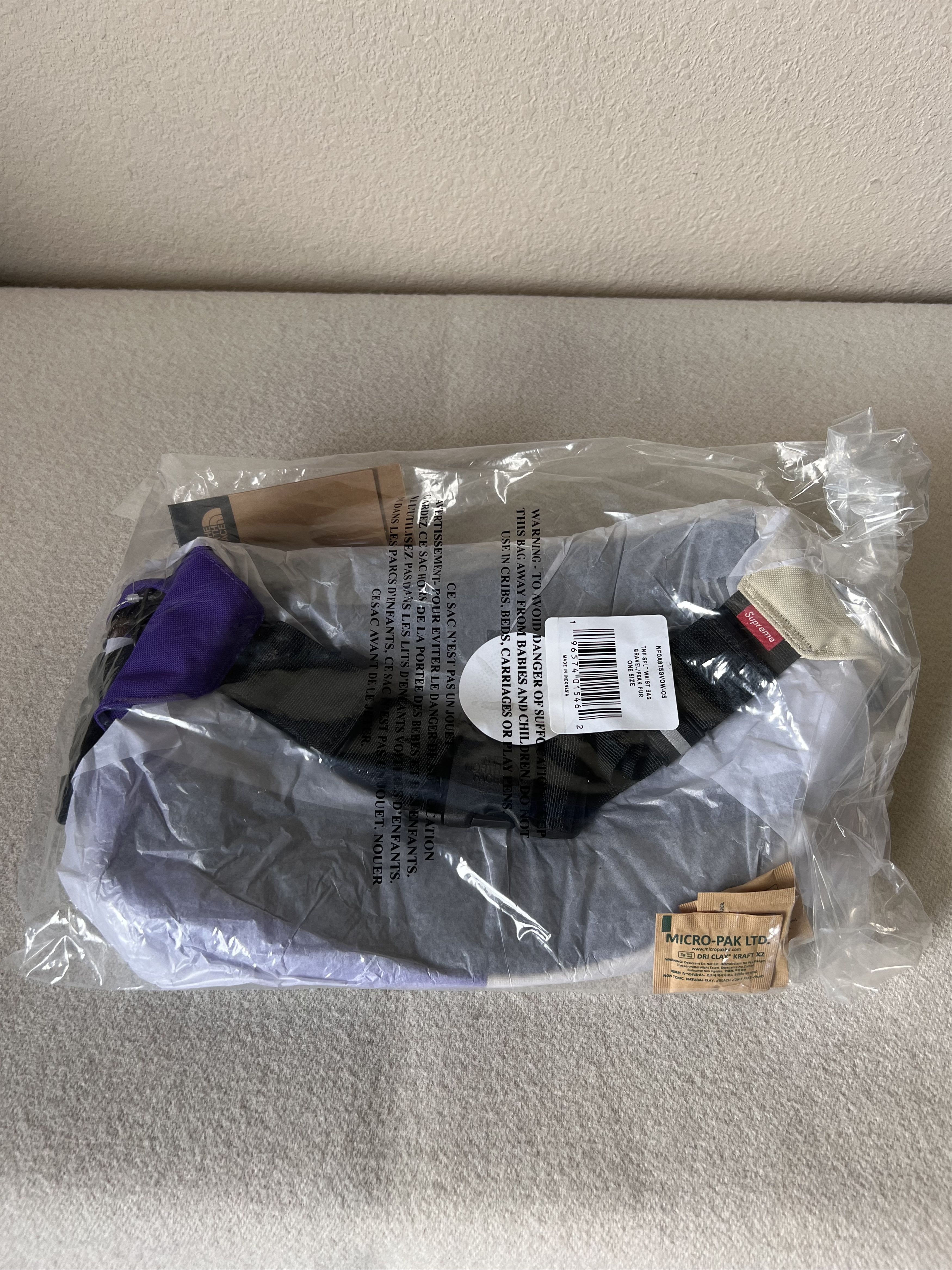 Supreme × The North Face Supreme The North Face Split Waist Bag in Tan Purple Size ONE SIZE - 4 Thumbnail