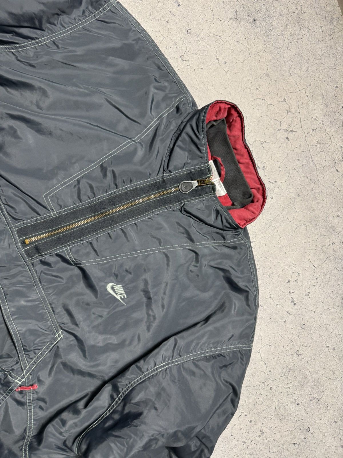 Nike Vintage 80s Nike Oregon Nylon Jacket 1/2 Zip Anorak Big Logo Size US L / EU 52-54 / 3 - 5 Thumbnail