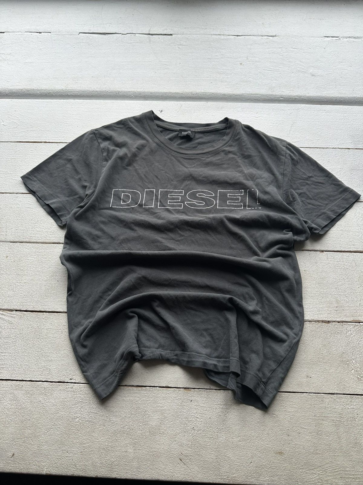Diesel 🚨Rare color Diesel Logo punk tee shirt AVANT GARDE faded Size US M / EU 48-50 / 2 - 1 Thumbnail