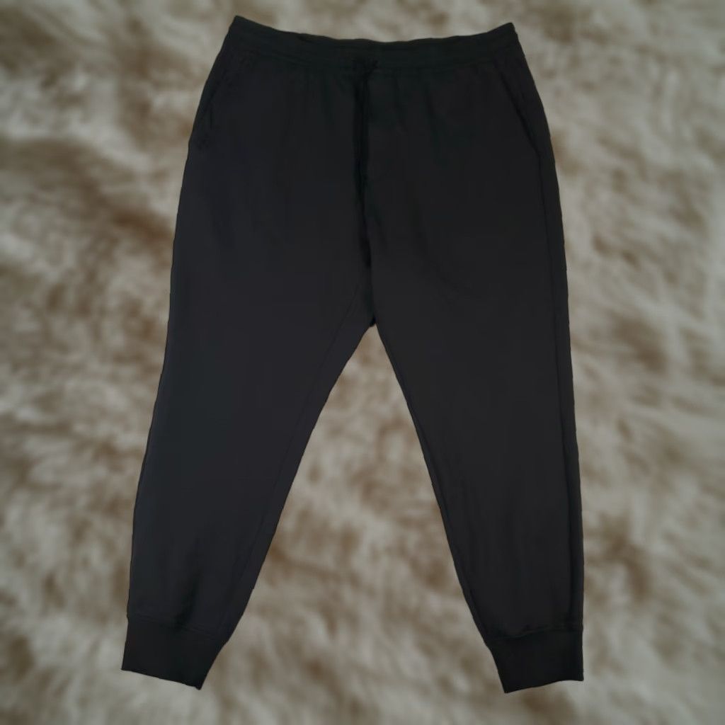 Y-3 Yohji Yamamoto Y3 Adidas Pants Womens Size 2XL Black Jogger Sweatpants Tapered Logo Athleisure Activewear Regular Fit, 27 Inseam, Cotton Blend Size 36" / US 14 / IT 50 - 1 Thumbnail