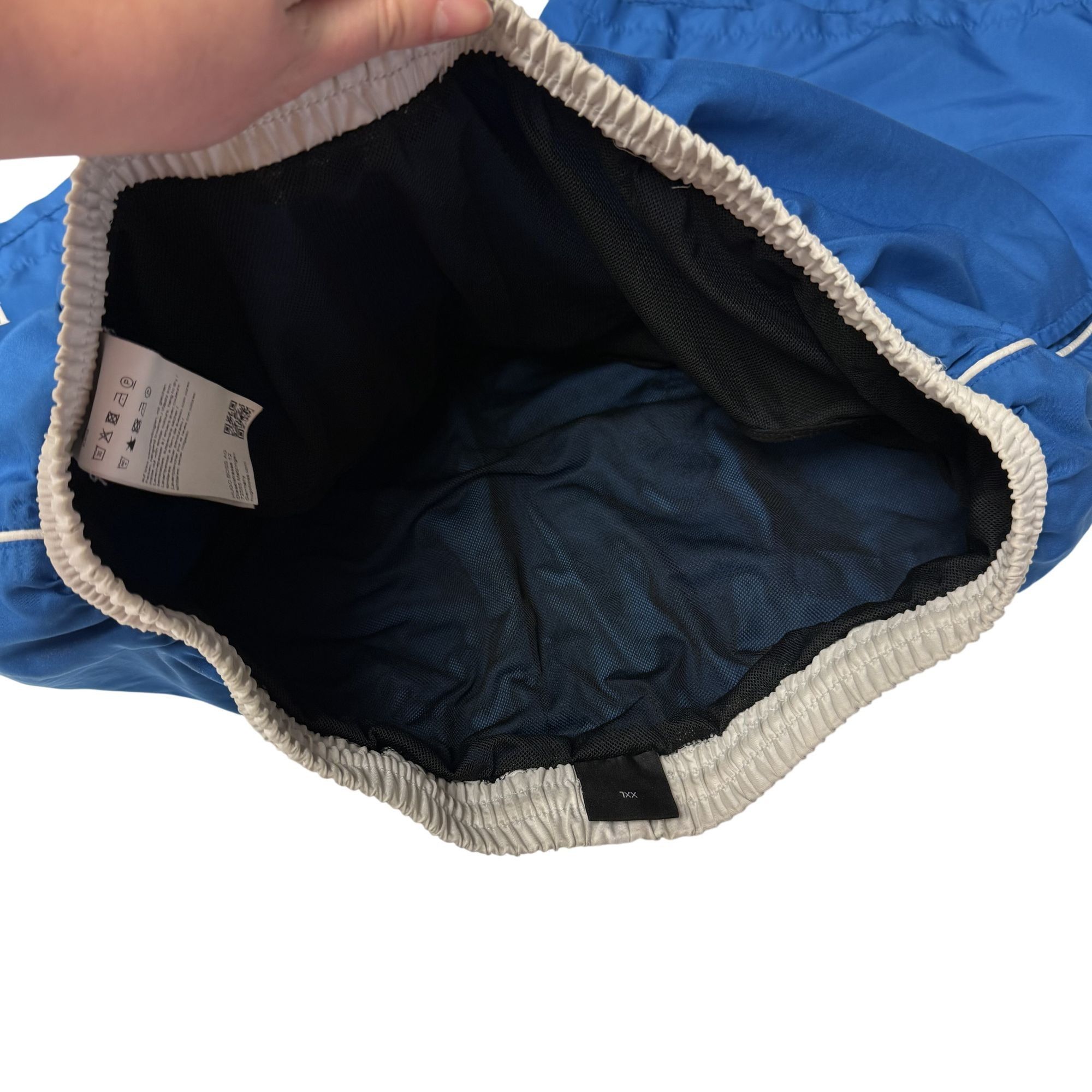Hugo Boss Hugo Boss Blue Swim TRUNKS Spell Out Logo Athletic Shorts Size US 32 / EU 48 - 7 Thumbnail