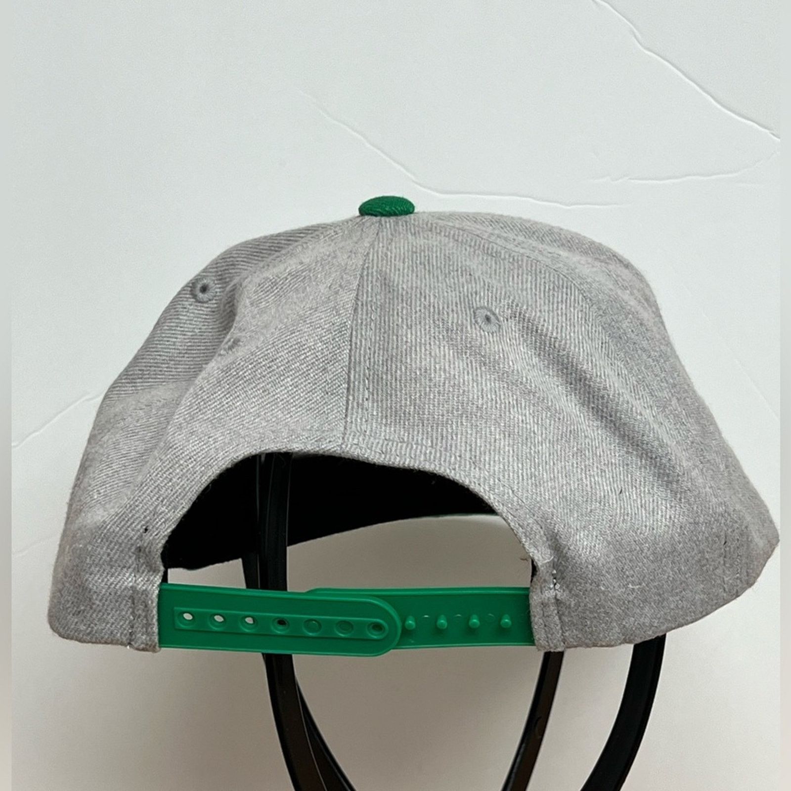 Mtv MTV Snapback Hat Cap Heather Gray Green Flat Bill Retro 90s Size ONE SIZE - 3 Thumbnail