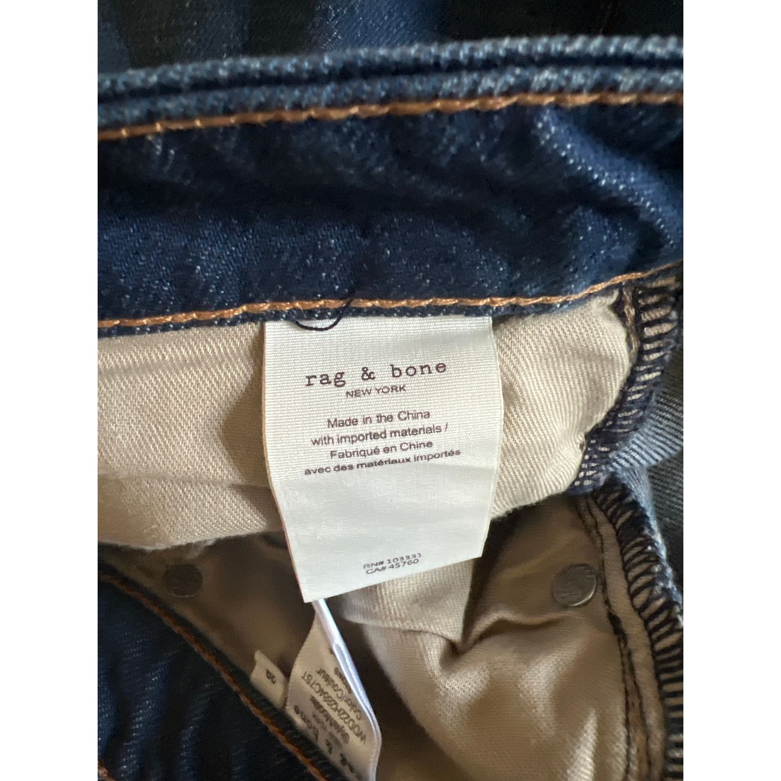 Rag & Bone NWT Rag & Bone Alex Hgh Rise Straight Jean Size 29 Size 29" - 13 Thumbnail