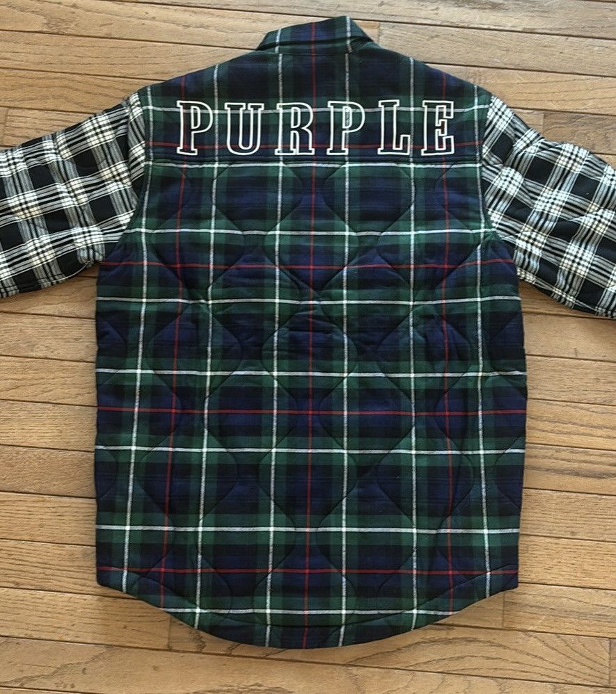 Purple Purple Brand Plaid Shirt Jacket Size US XS / EU 42 / 0 - 4 Thumbnail