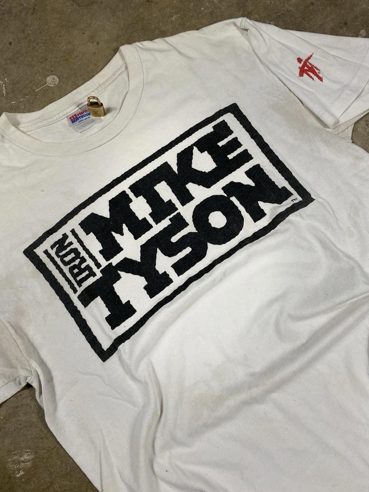 Hanes Vintage Mike Tyson Graphic T shirt Size US L / EU 52-54 / 3 - 2 Thumbnail
