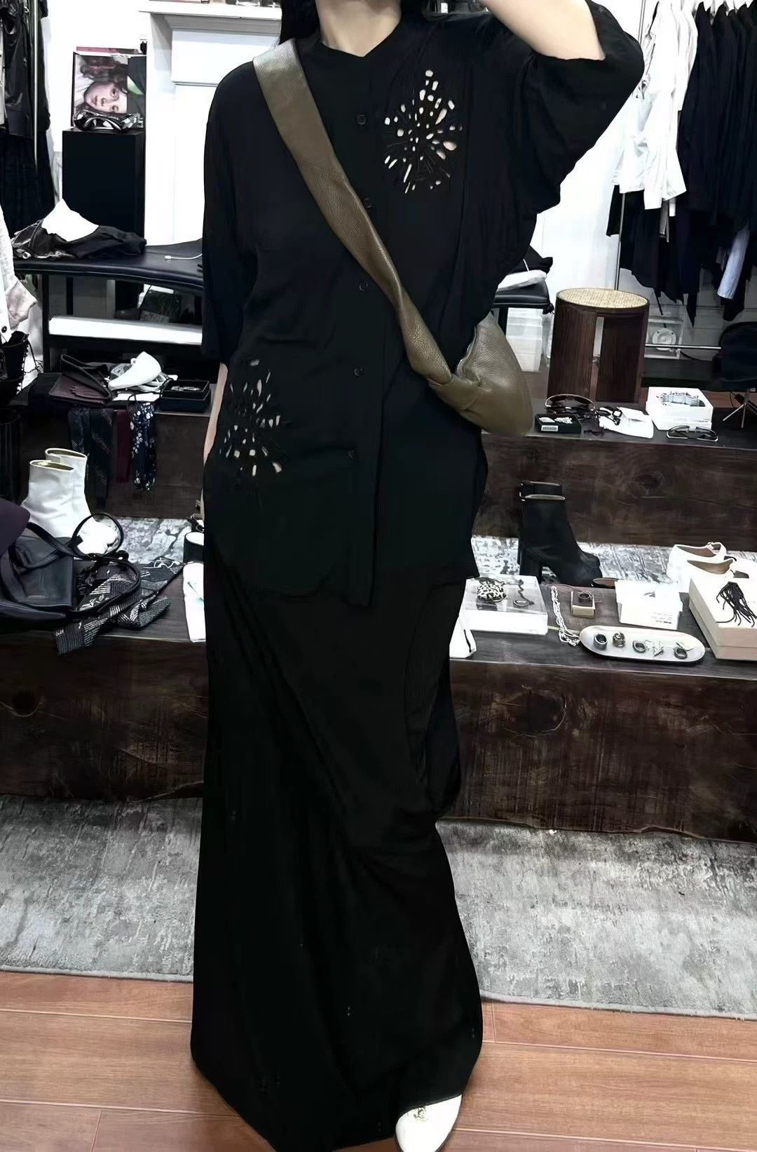 Yohji Yamamoto Yohji Yamamoto Firework Cutout Oversized Light SS Shirt Size XS / US 0-2 / IT 36-38 - 2 Thumbnail