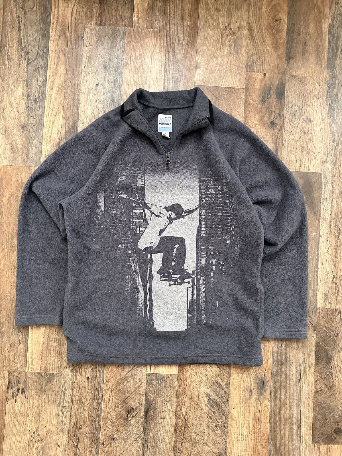 Old Navy Skater Vintage quarter zip Size US XXS / EU 40 - 1 Thumbnail